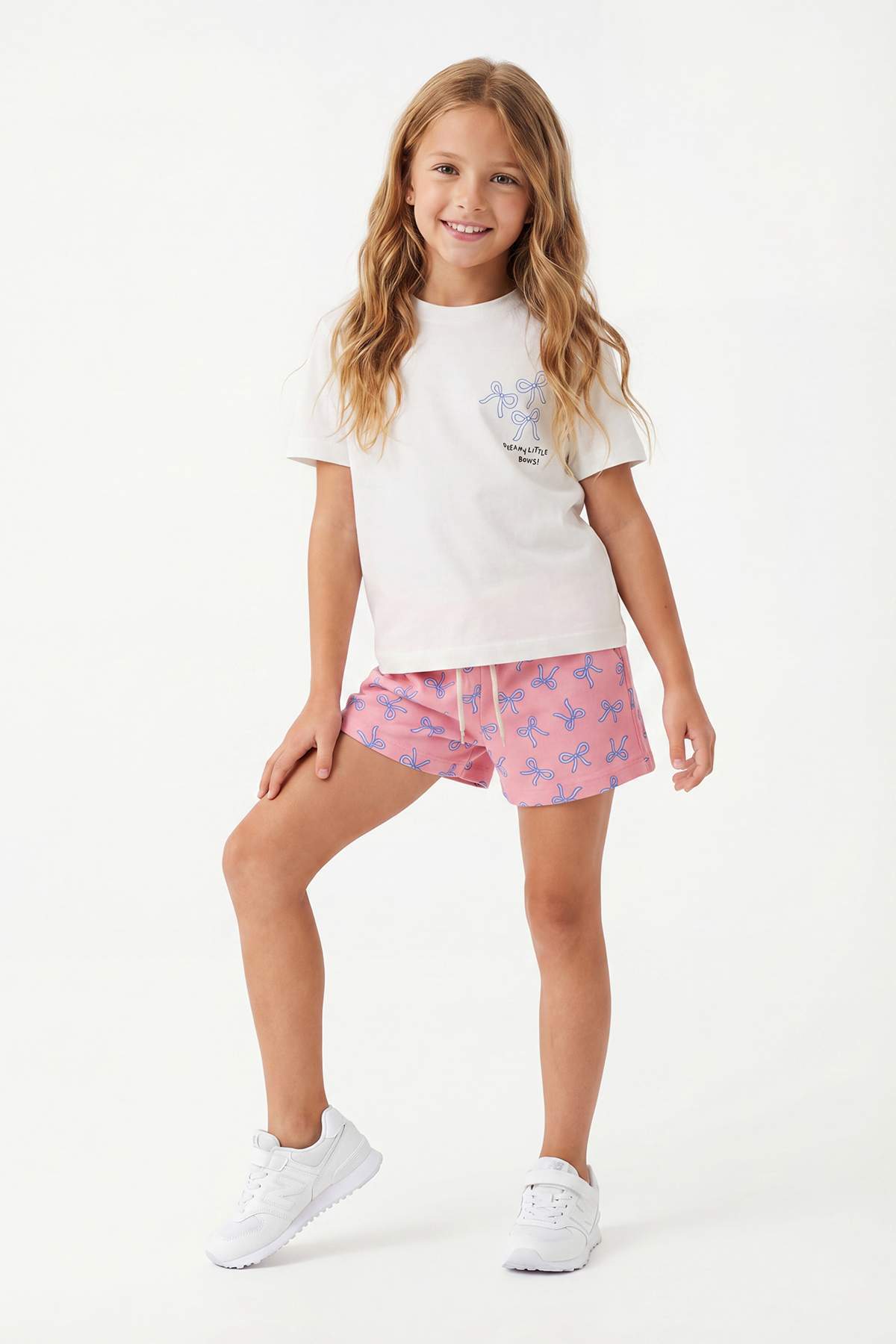 Trendyolmilla Kids Ekru Düz Örme Kız Çocuk Alt - Üst Takım TKDSS26AU00032