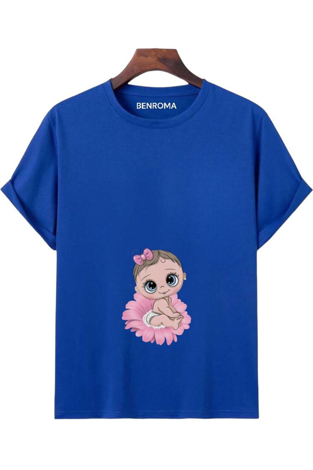 Printed Loose Fit Maternity T-Shirt