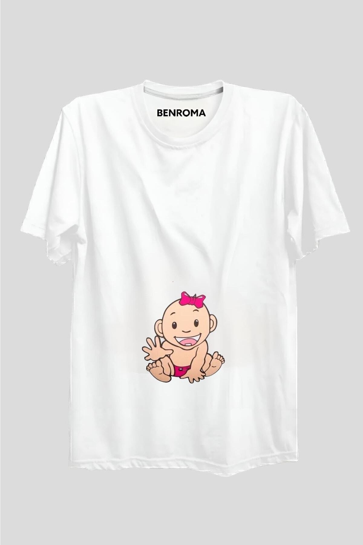 Printed Loose Fit Maternity T-Shirt
