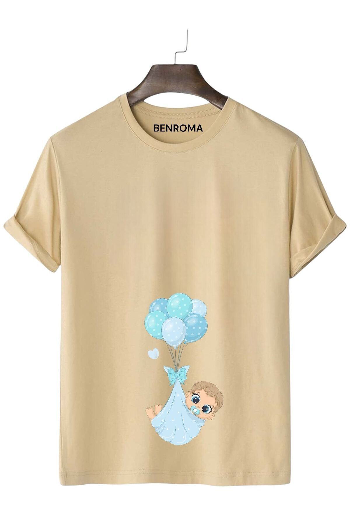 Printed Loose Fit Maternity T-Shirt