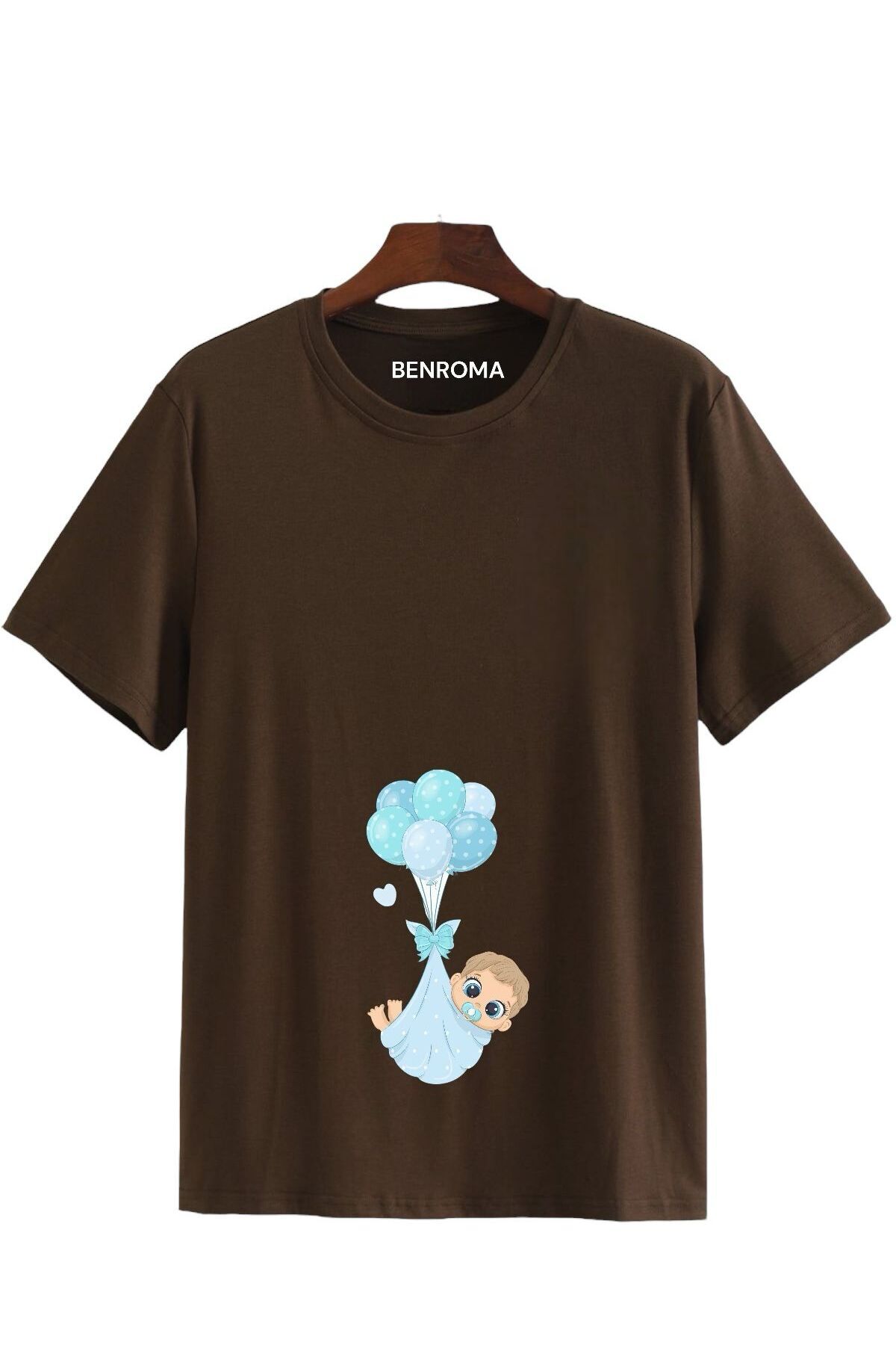 Printed Loose Fit Maternity T-Shirt