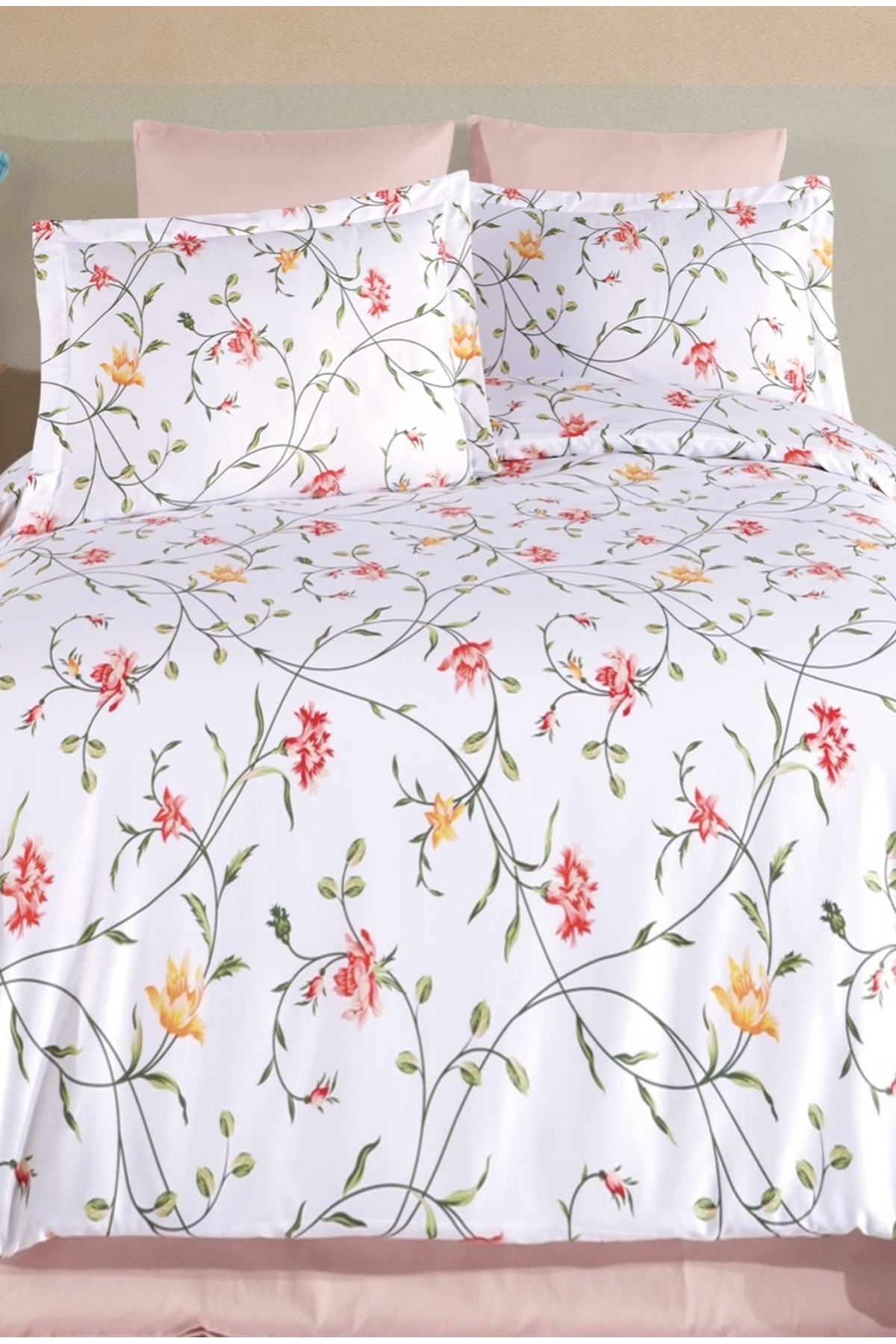 Dream Ranforce Single Duvet Cover Set Cotton Olivia