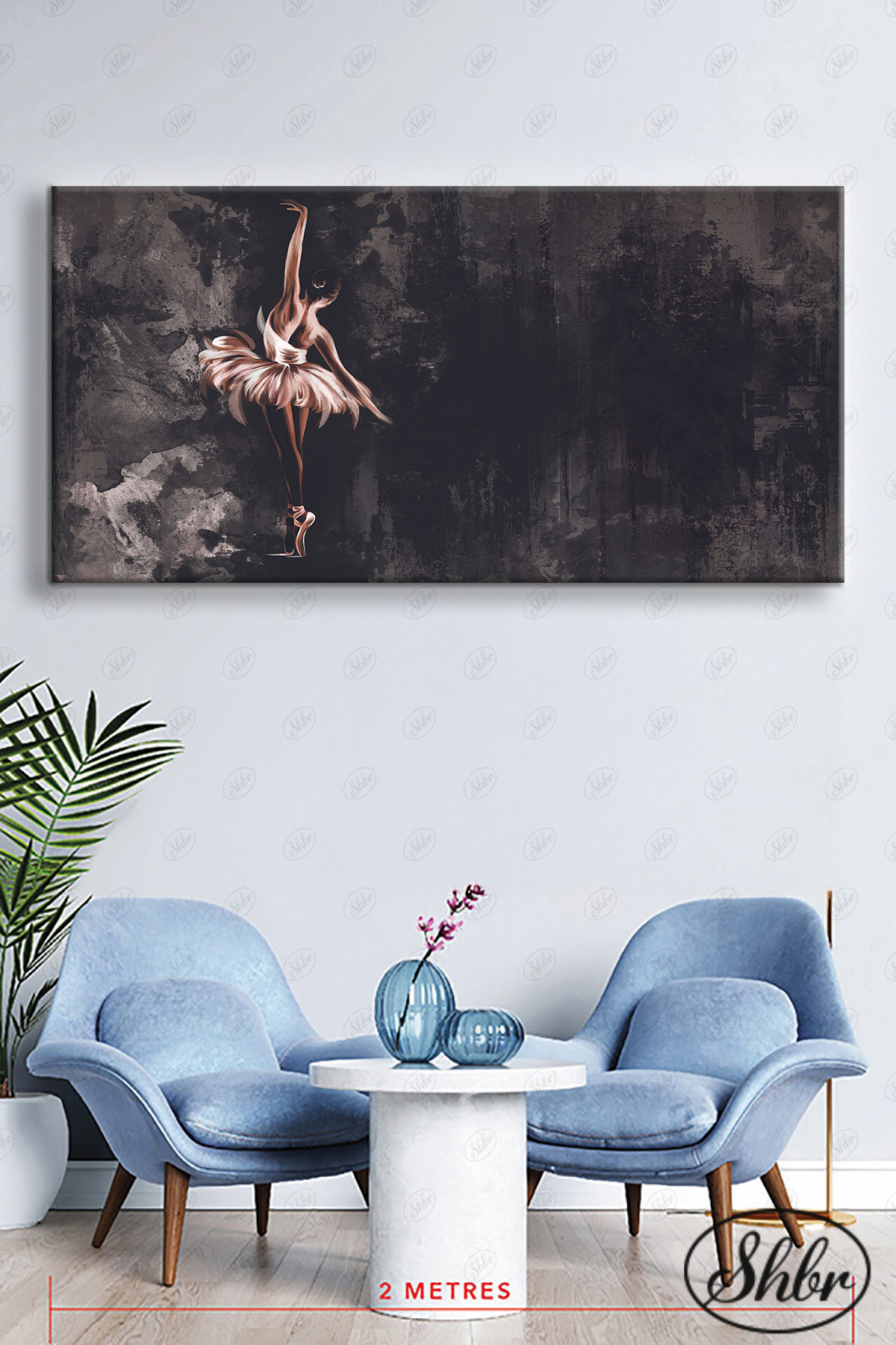 Single Horizontal Decorative Canvas Table Living Room Bedroom Cafe Office Abstract Design Ballerina Dream