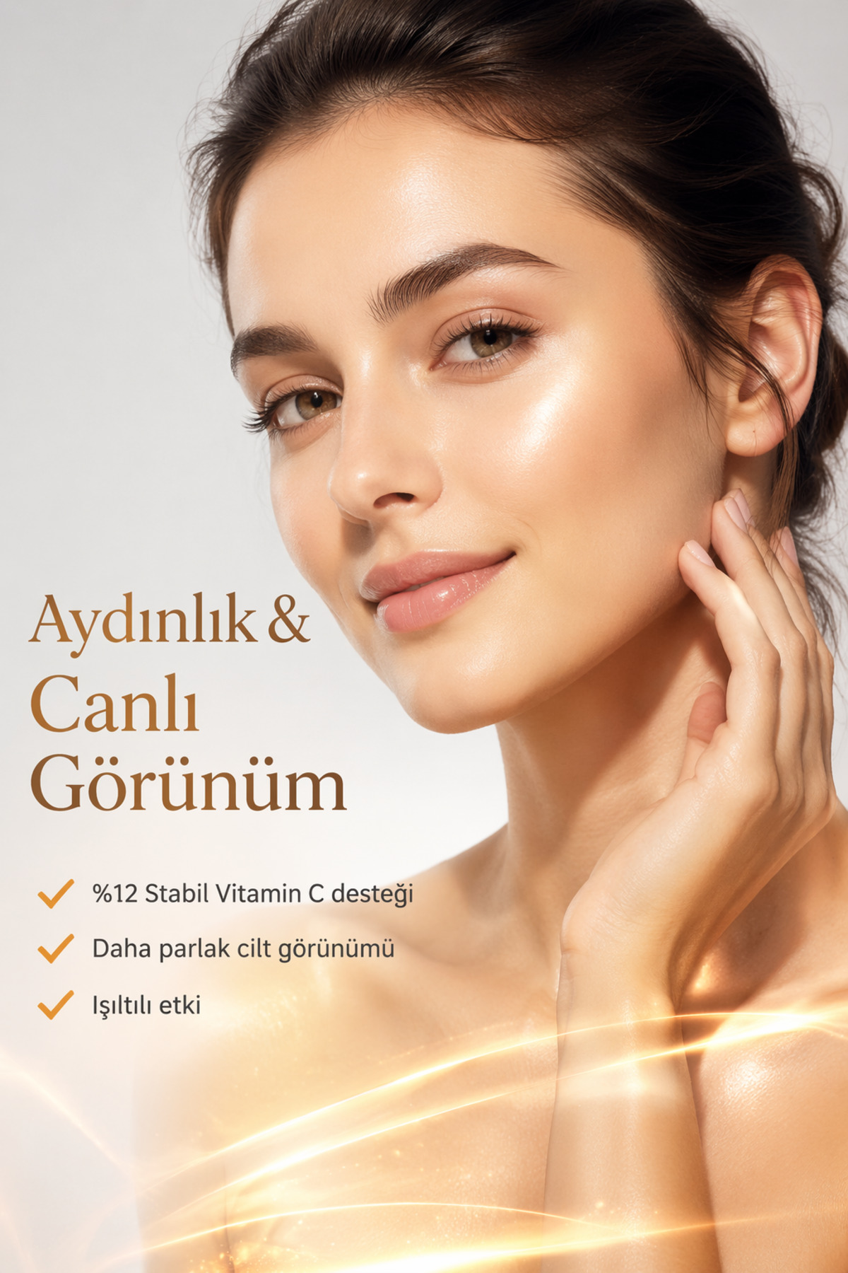 Vitamin C Serum %12 | Aydınlatıcı Ton Eşitleyici | Ferulik Asit & Hyaluronik Asit | Cilt Bakımı — TYCOHDPECN169424679430476 — تصویر 3 از 6