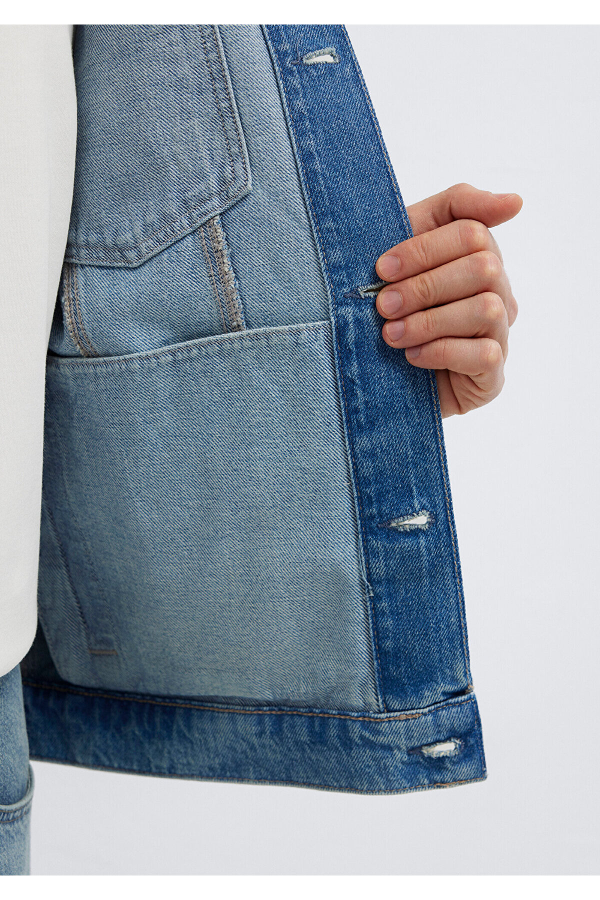 Mavi  Ryan Dusty Açık Jean Ceket 0110001-A2096 - Görsel 8
