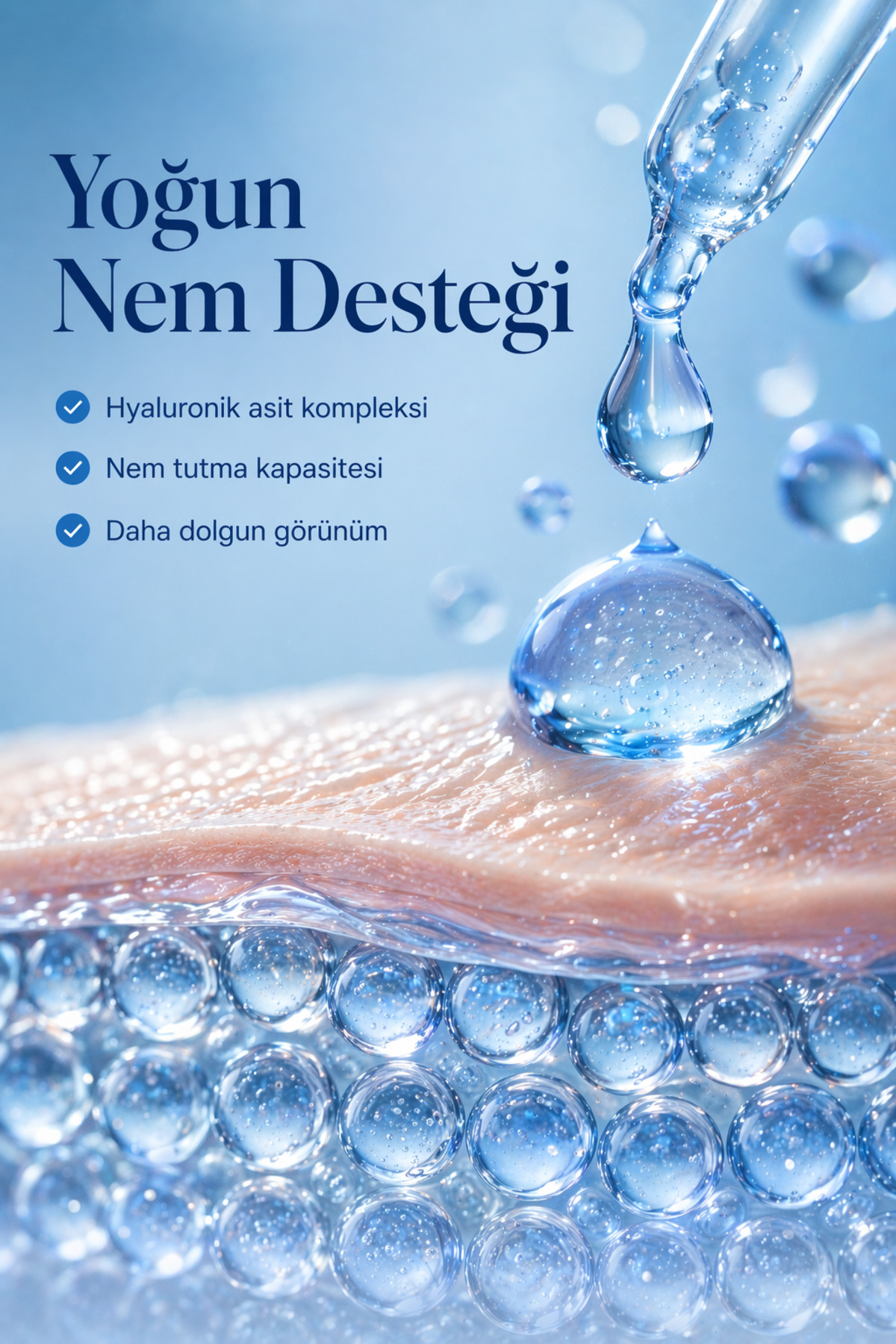 10% Peptide Matrixyl 3000® 1% Hyaluronic Vegan Peptit Serum 2'li Paket | Dolgunlaştırıcı Nemlendirici Bakım — LPS.PKT.026 — تصویر 4 از 9