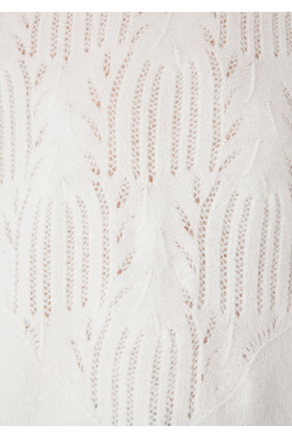 Mavi  Örme Detaylı Ekru Kazak Loose Fit / Bol Rahat Kesim 1710852-70057 - Görsel 7