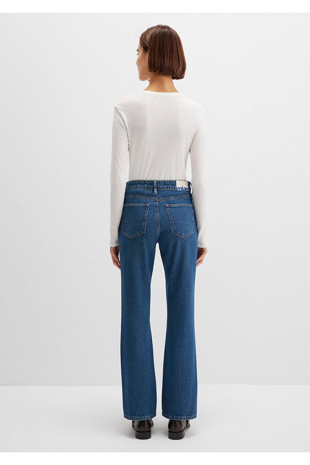 Mavi  Miav Jeans 90lar Gölgeli Koyu Jean Pantolon 1010299-91180 - Görsel 5