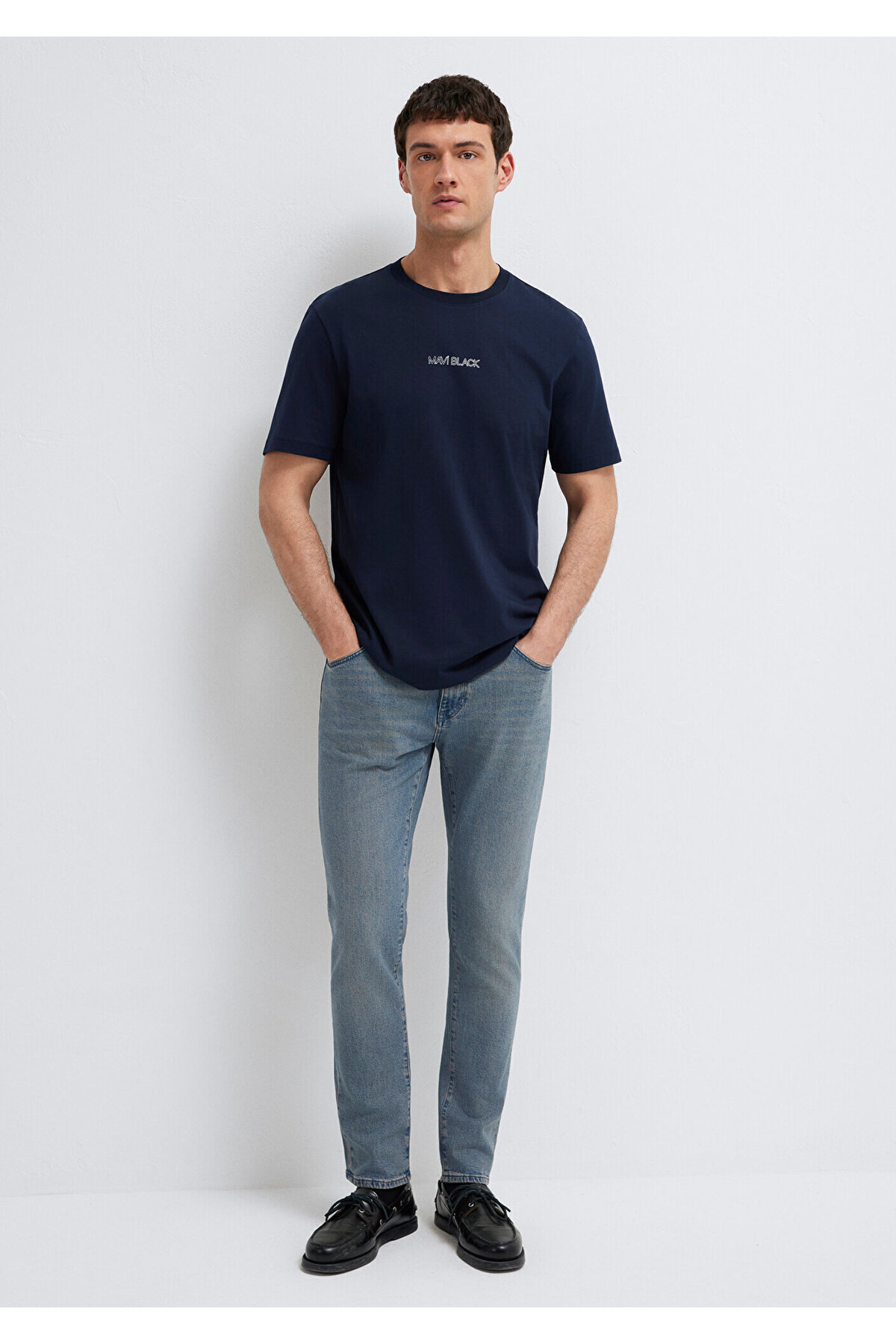 Mavi  Black Lacivert Tişört Regular Fit / Normal Kesim 0613135-86623 - Görsel 2