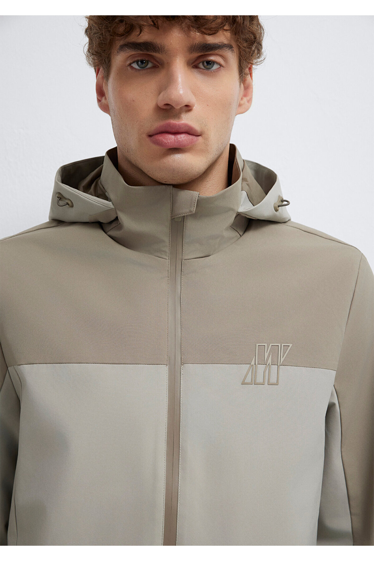 Mavi  Su İtici Kapüşonlu Haki Ceket Loose Fit / Bol Rahat Kesim 0110792-70154 - Görsel 7