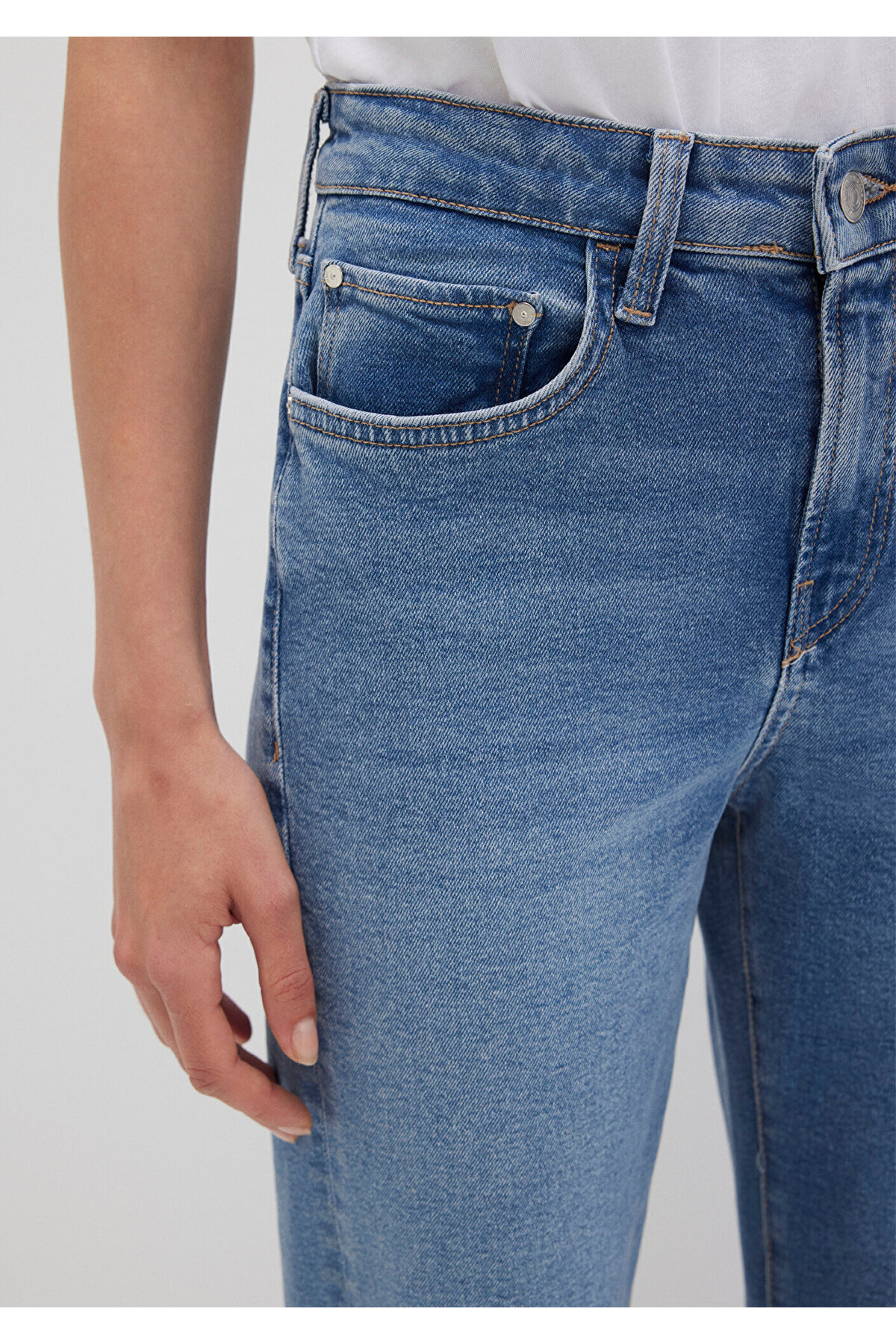 Mavi  Cindy Mid Kadın Jean Pantolon M100277-90993 - Görsel 6