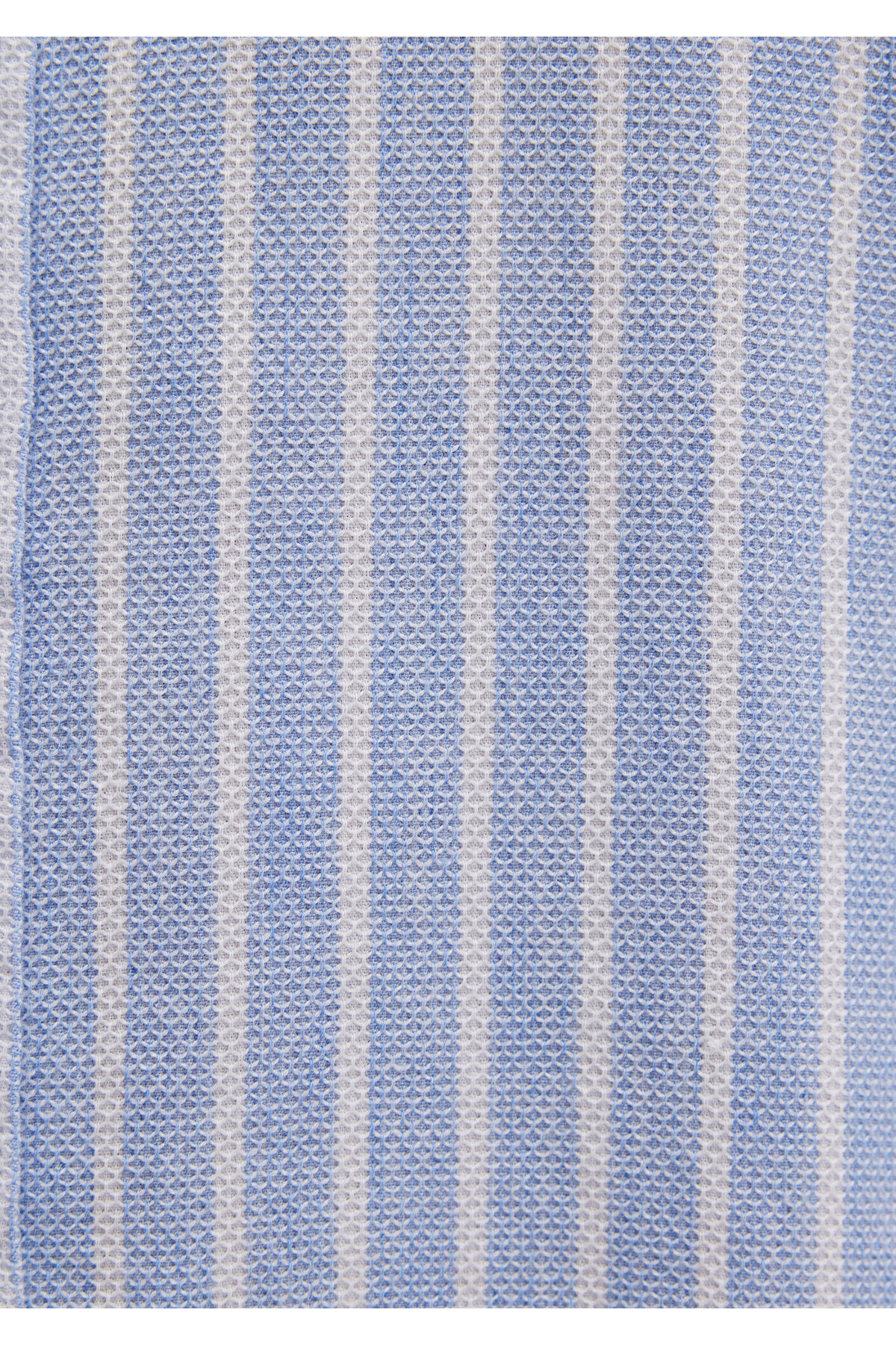 Mavi  Çizgili Gömlek Regular Fit / Normal Kesim 0211693-90912 - Görsel 7