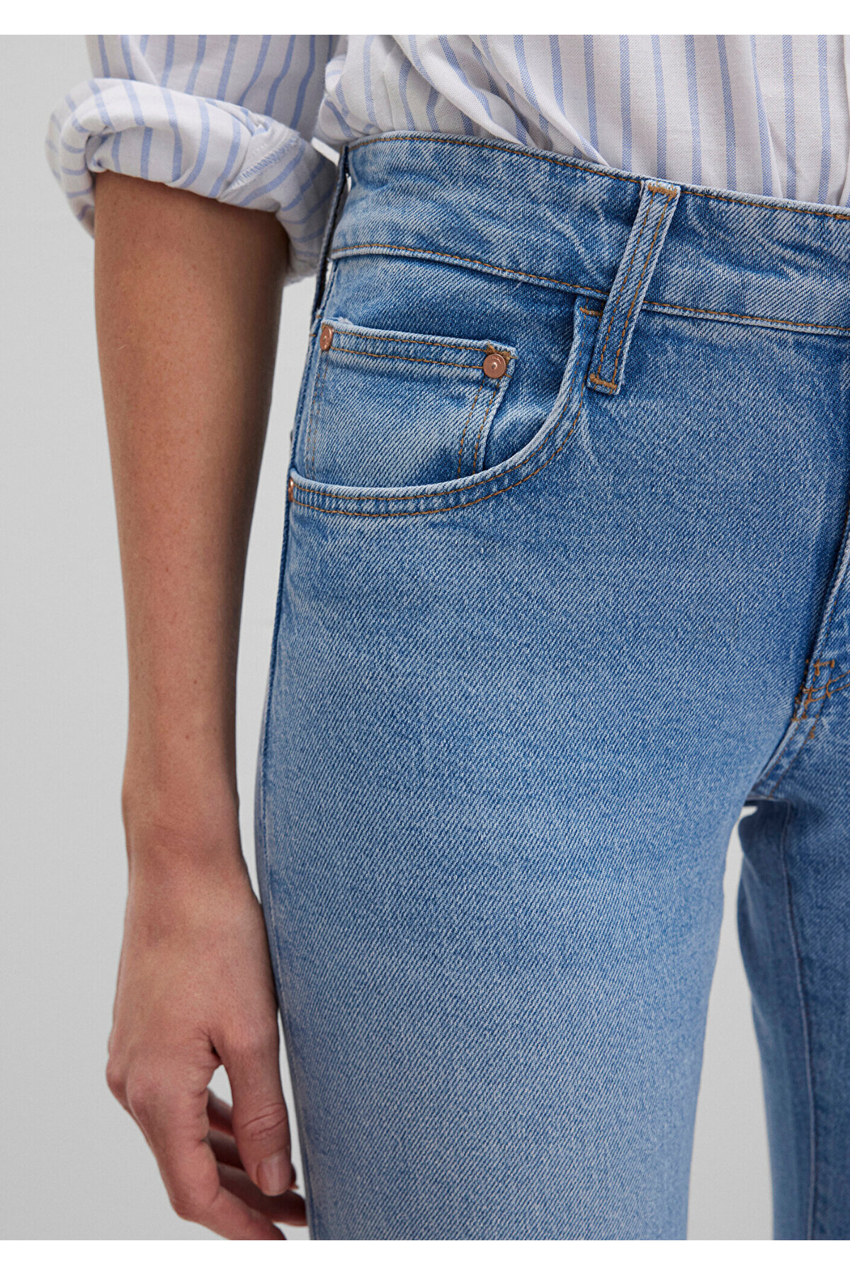 Mavi  Mirella Mid Brushed 90'S Jean Pantolon 1010623-88896 - Görsel 6