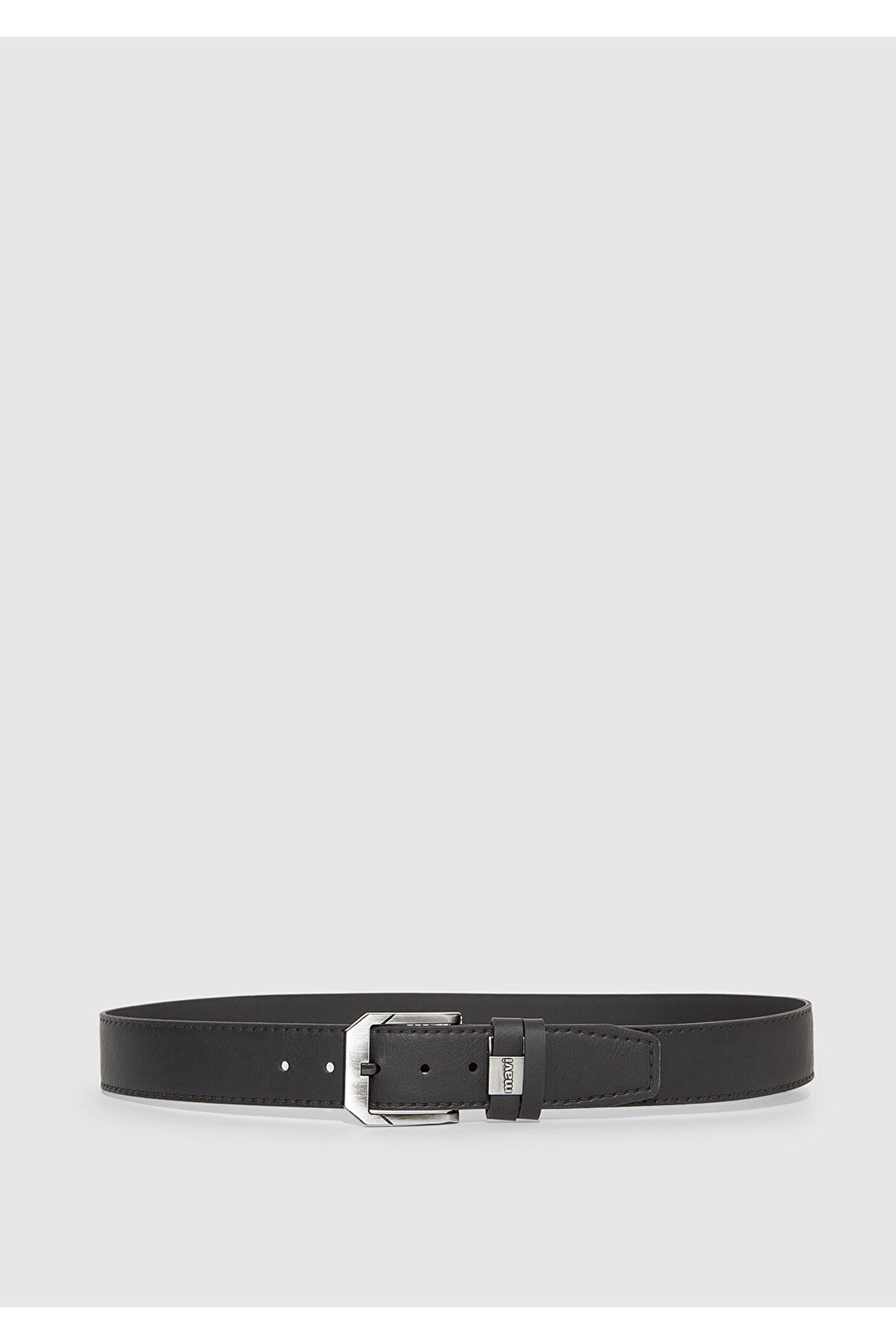 Mavi  Siyah Suni Deri Kemer 0912074-900 - Görsel 2