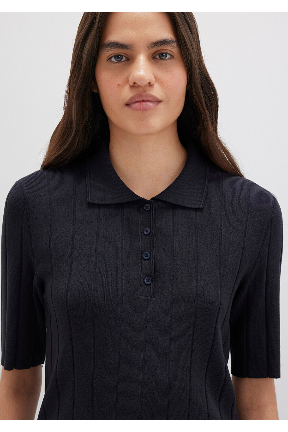 Mavi  Lacivert Triko Polo 1710682-89101 - Görsel 5