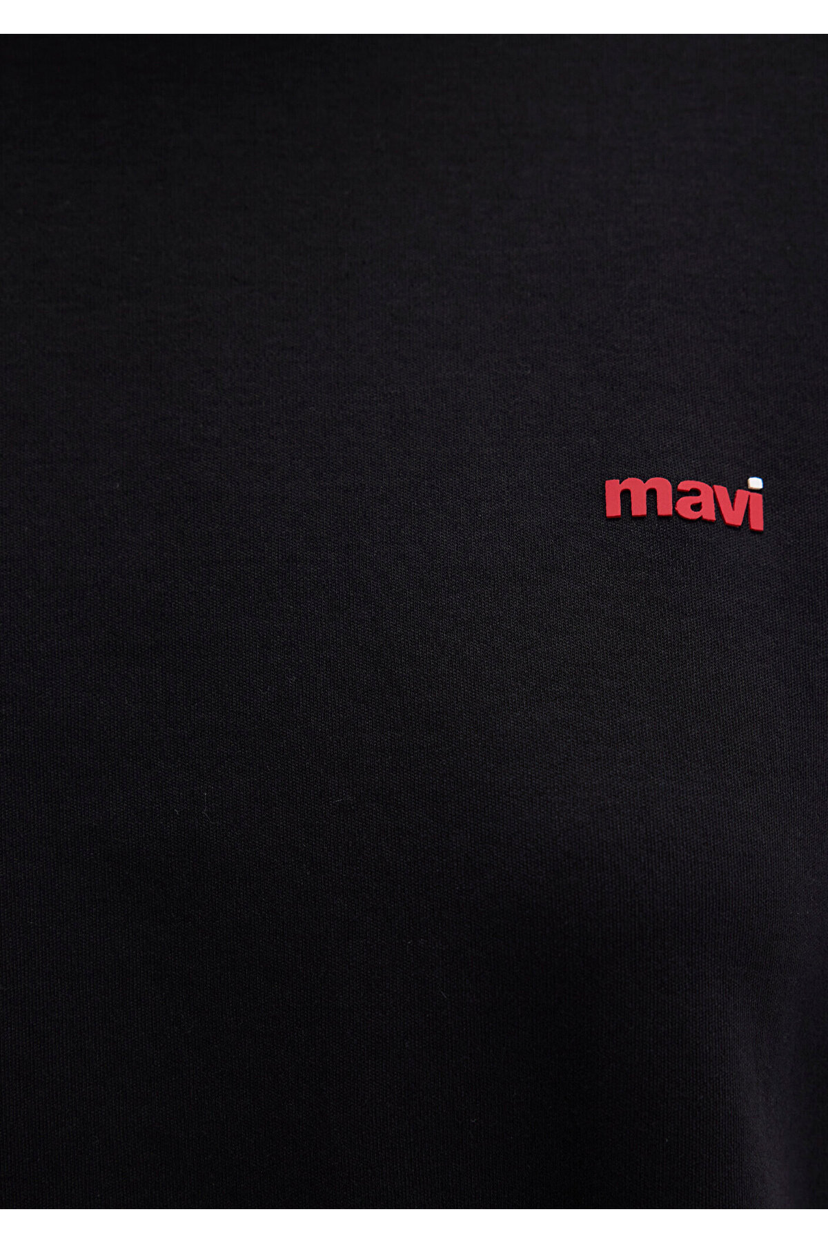 Mavi  Mini Logo Baskılı İnterlok Siyah Basic Tişört Regular Fit / Normal Kesim 1612122-900 - Görsel 6