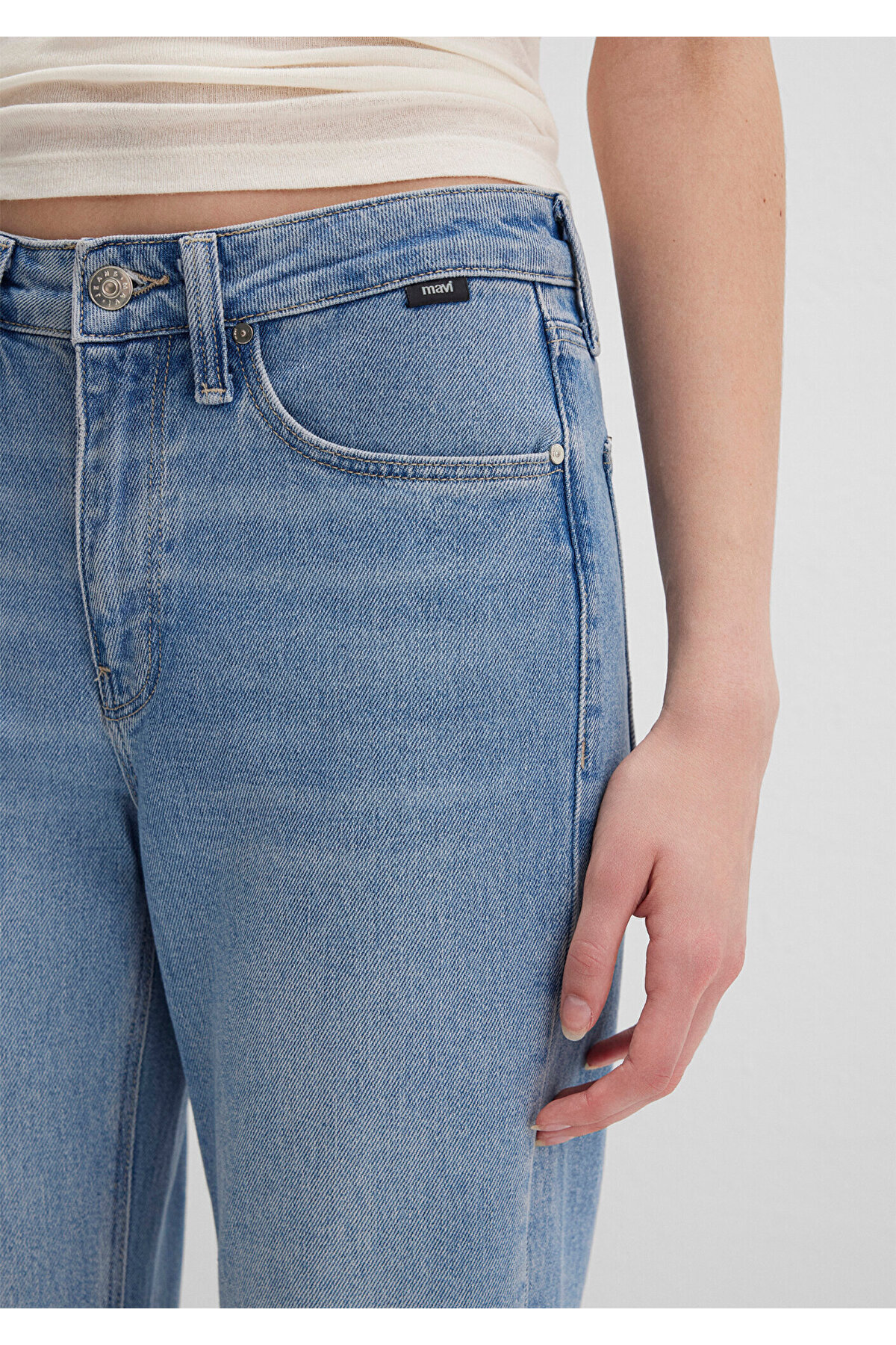 Mavi  Bliss Premium Açık Jean Pantolon 101437-86450 - Görsel 5