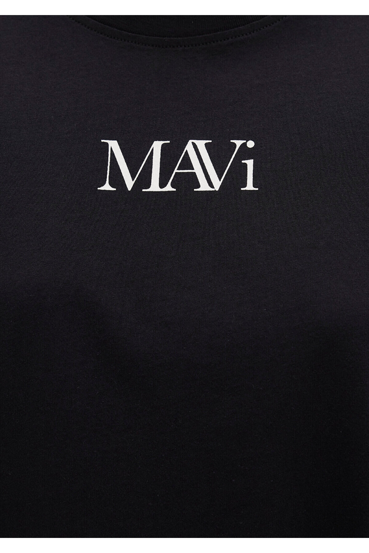 Mavi  Logo Baskılı Siyah Tişört Regular Fit / Normal Kesim 1611594-900 - Görsel 6