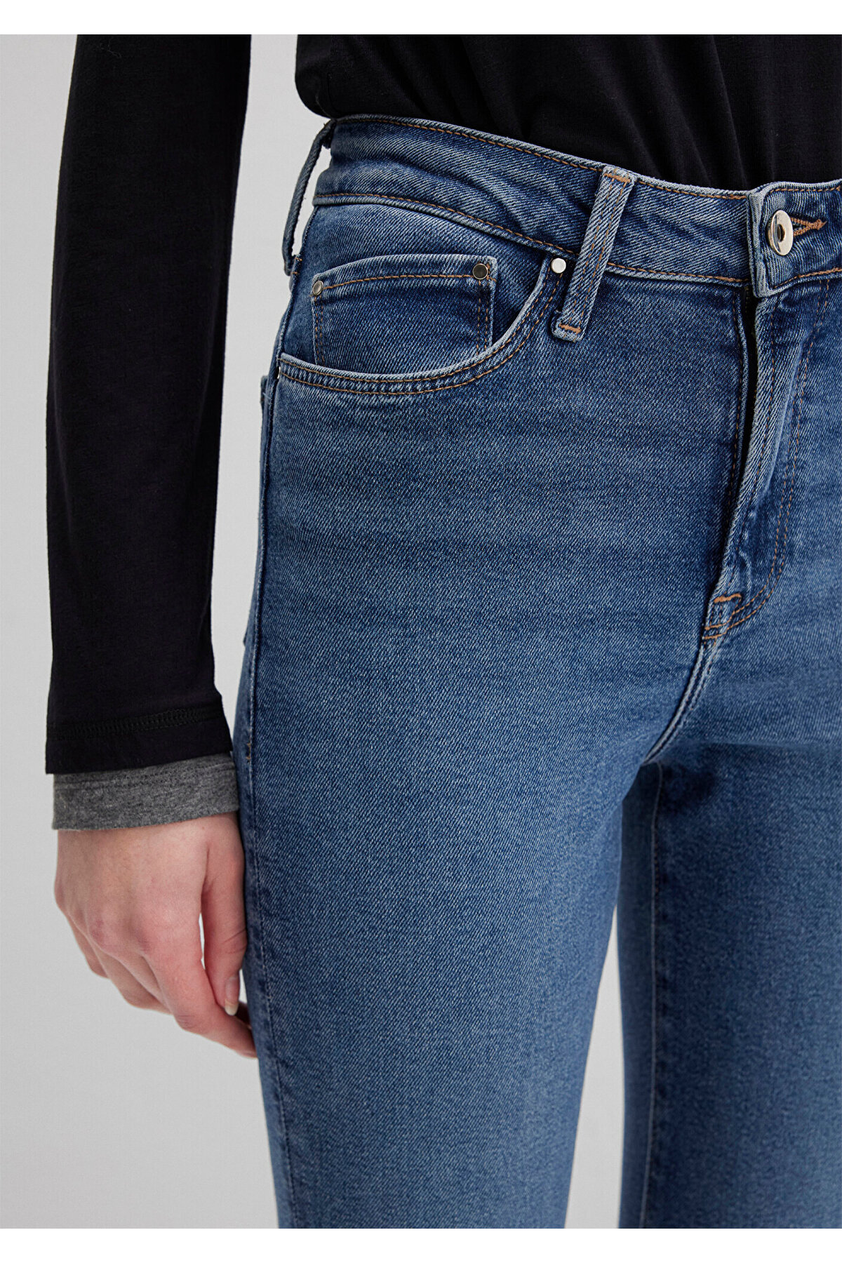 Mavi  Serenay Gold Shape Vintage Indigo Mavisi Jean Pantolon 100980-82194 - Görsel 5