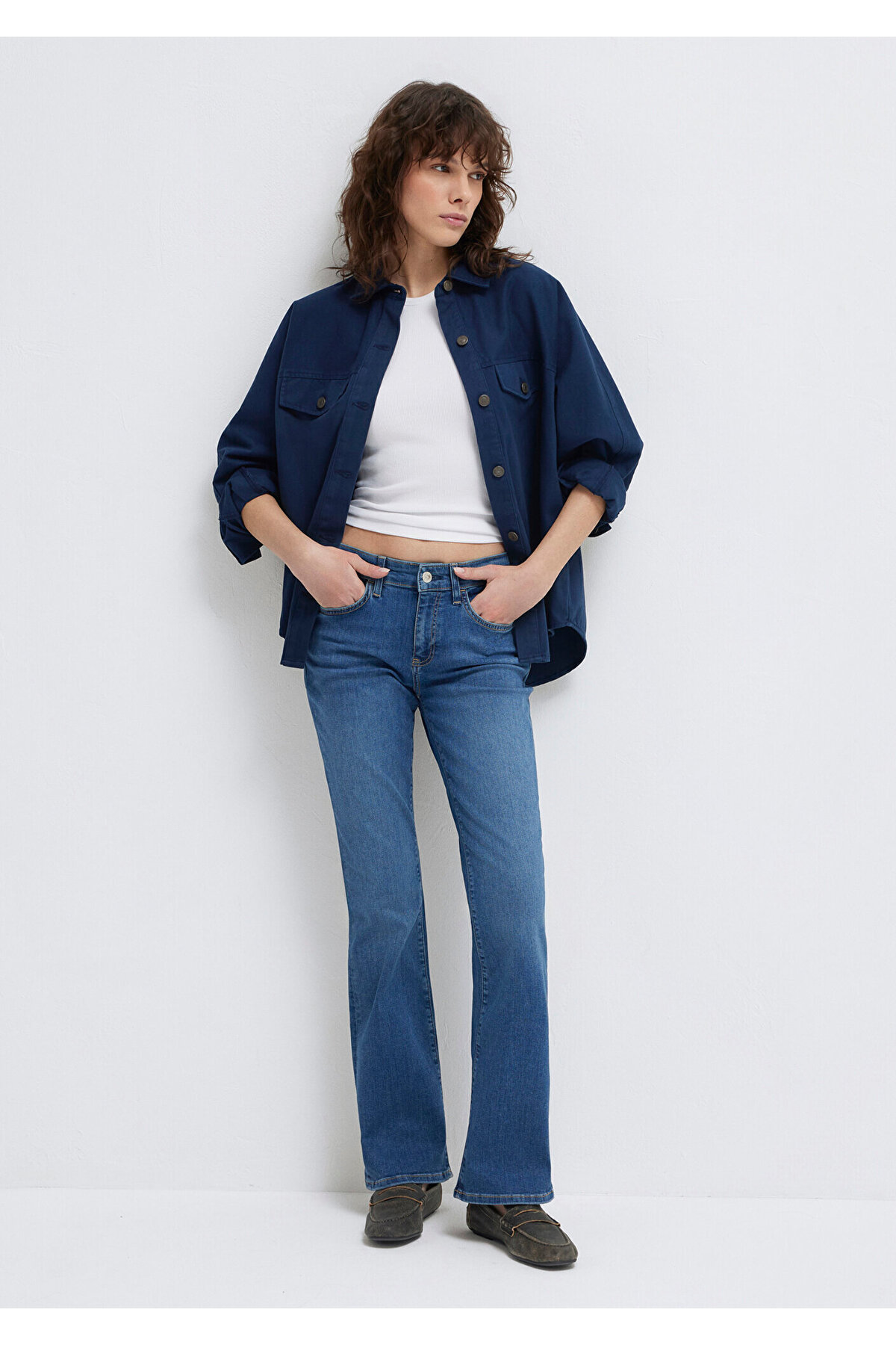 Mavi  Molly Everyday Vintage Indigo Mavisi Jean Pantolon 1013683650 - Görsel 2