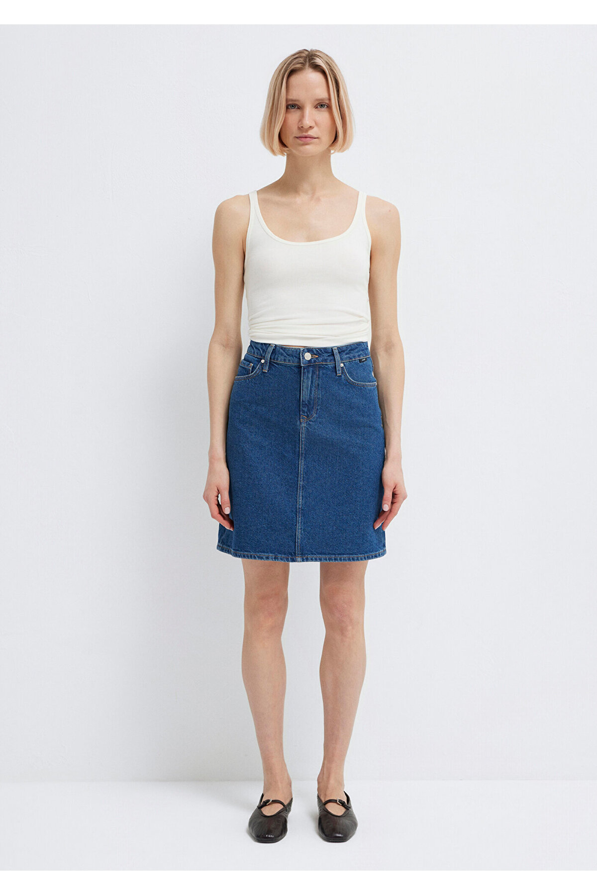 Mavi  Valerie Everyday Indigo Mavisi Jean Etek 1319885301 - Görsel 3