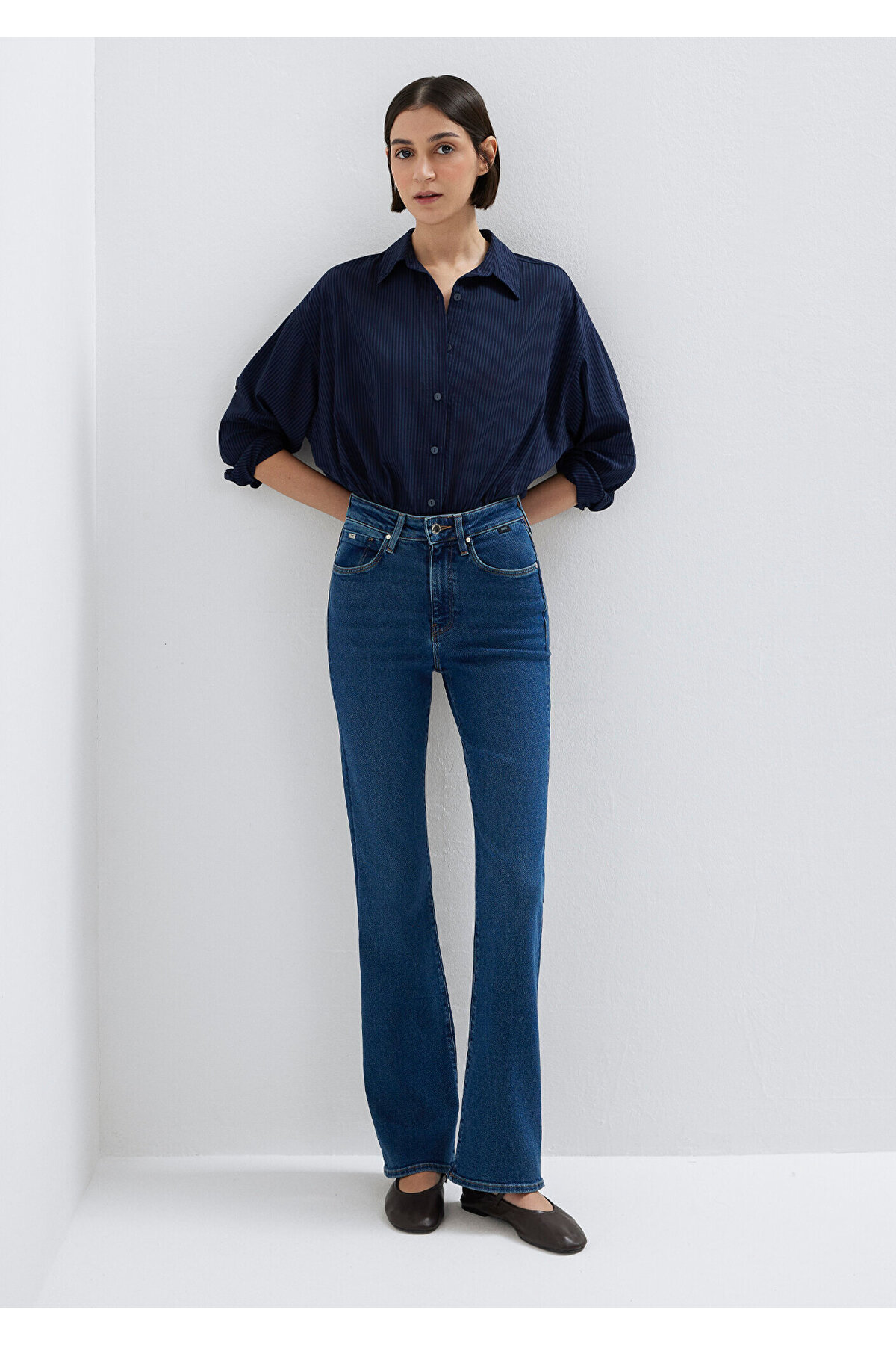 Mavi  Bliss Premium Koyu Jean Pantolon 101437-85292 - Görsel 2