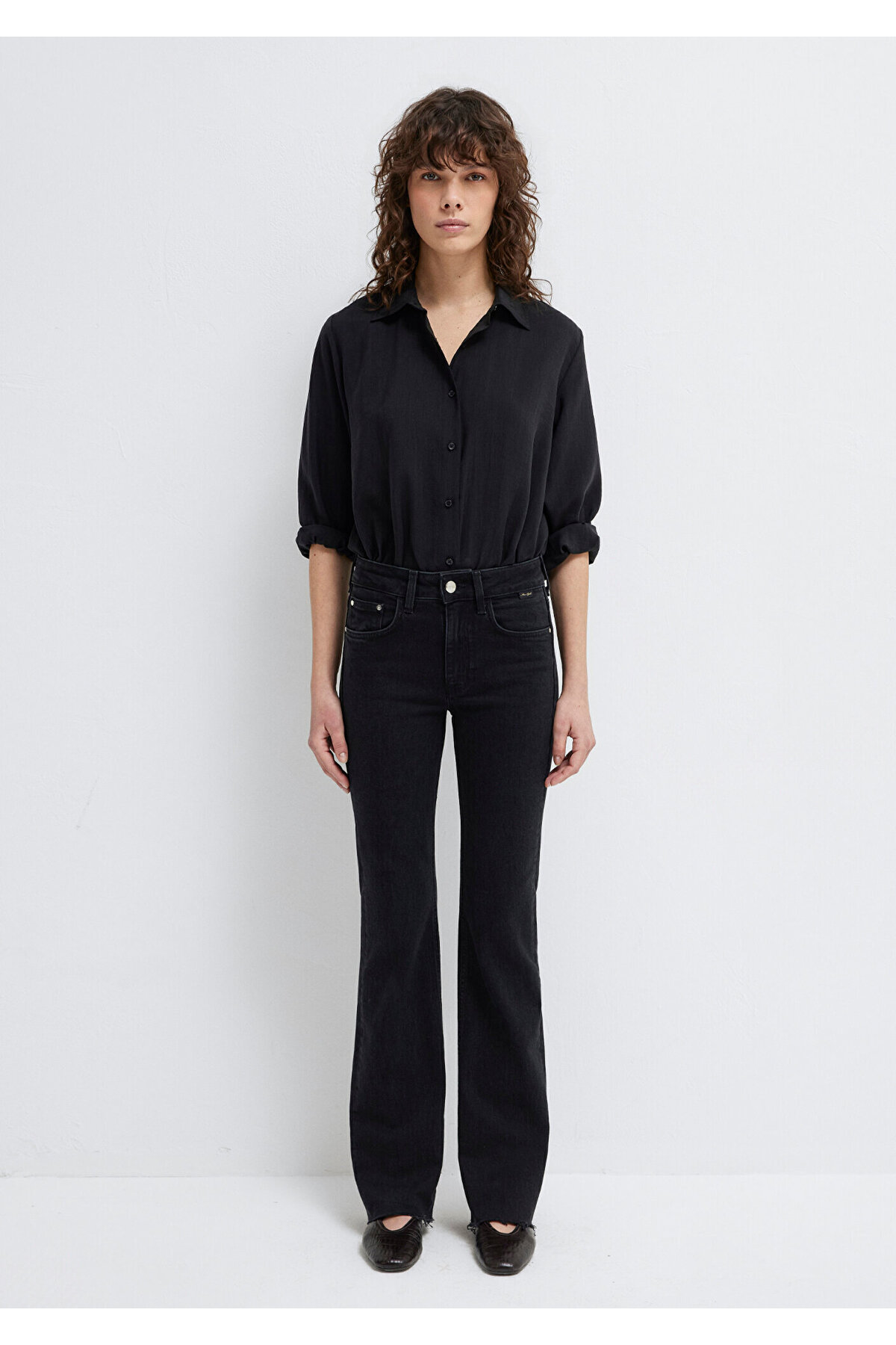 Mavi  Maria Gold Premium Gri Smoke Jean Pantolon 101225-80998 - Görsel 3