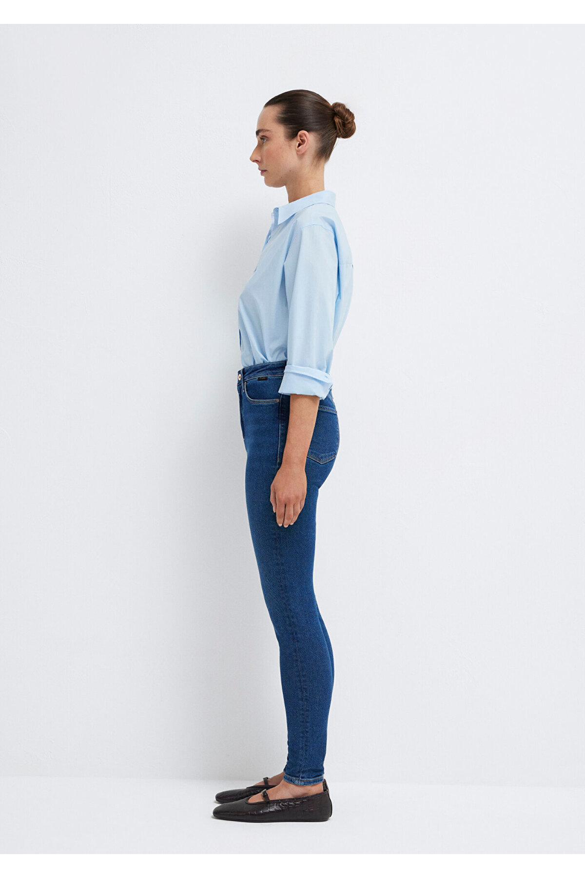 Mavi  Serenay Gold Shape Koyu Jean Pantolon 100980-33687 - Görsel 4