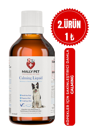 MALLY PET PROFESSIONEL PET CARE Köpekler İçin Rahatlama ve Sakinleşmeyi Deste...