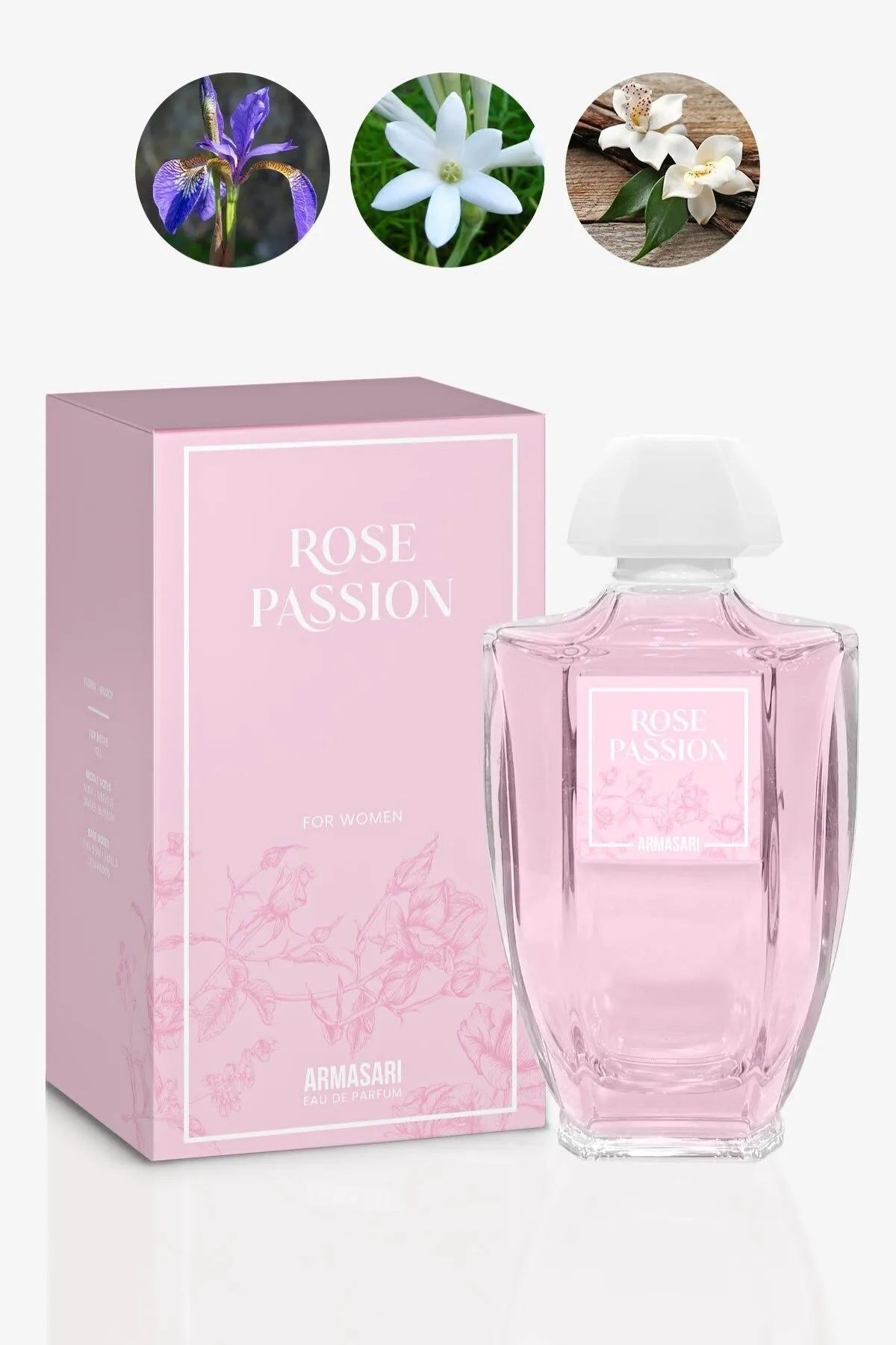 Armasari Rose Passion Edp Kadın Parfüm 100ml | Çiçeksi ve Odunsu | İris, Misk, Vanilya, Sedir, Orange Blossom - Fiyatı, Yorumları