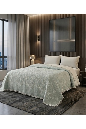 Nilyso Home Söğüt Jakar Desenli 5 Katlı Dolgulu Müslin Battaniye Battal Boy ,...