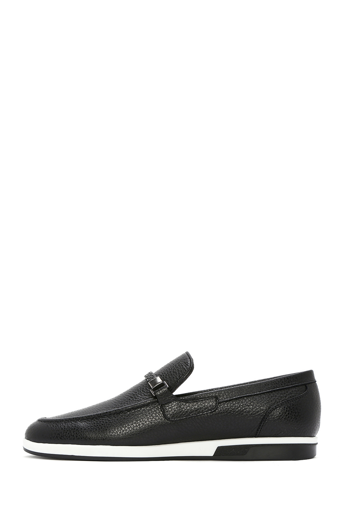 Derimod Erkek Siyah Deri Casual Loafer 26SFD6006FT görsel 3