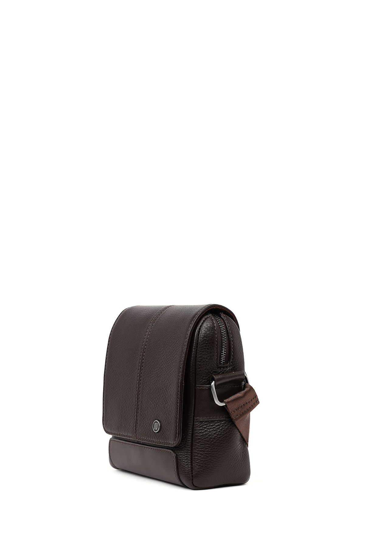 Derimod  Erkek Kahverengi Deri Postacı Çantası 21SBD310514 - Görsel 5