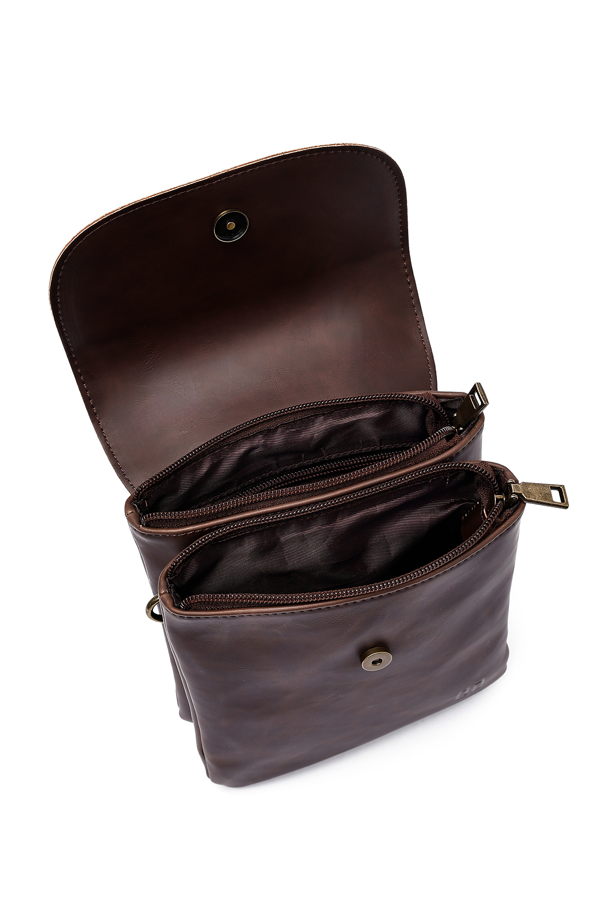 Derimod  Erkek Kahverengi Postacı Çantası 25SBD300918 - Görsel 8