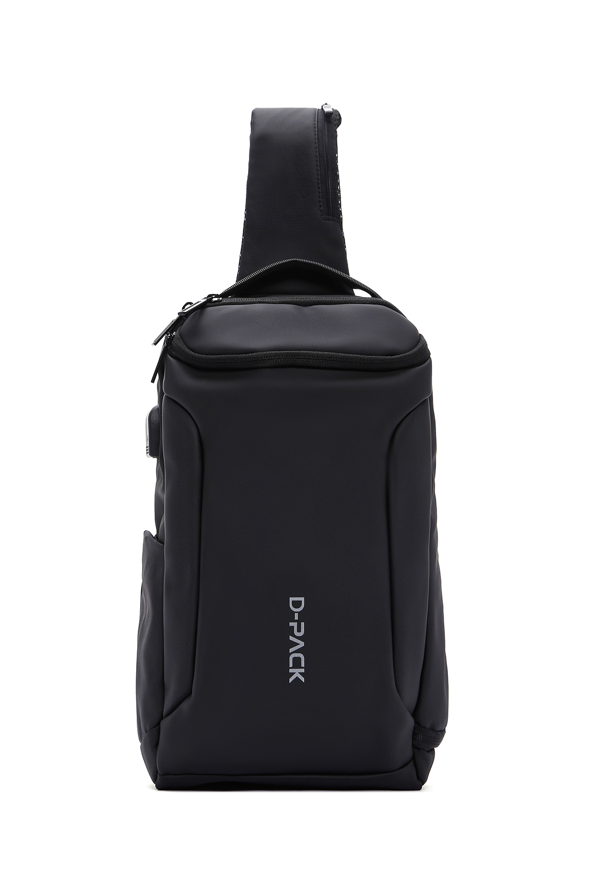 Derimod D-Pack Erkek Siyah Teknolojik Kumaş Çapraz Çanta 23SBD30006F