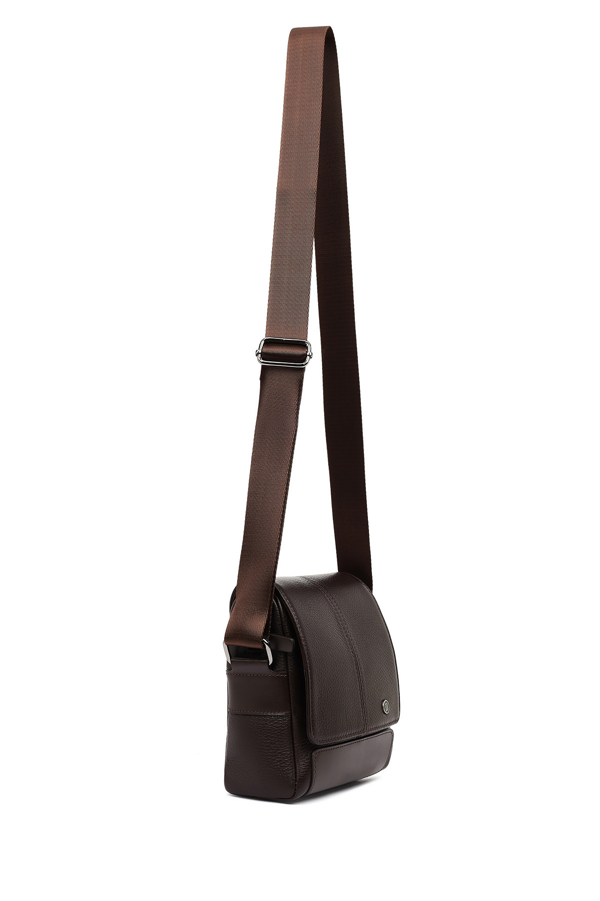 Derimod  Erkek Kahverengi Deri Postacı Çantası 21SBD310514 - Görsel 6