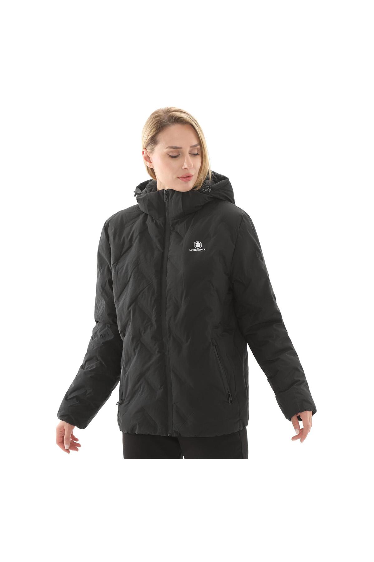 Lumberjack  101813395-R 4W Ml Henry Coat 2Sn17 Kadın Mont Siyah - Görsel 2