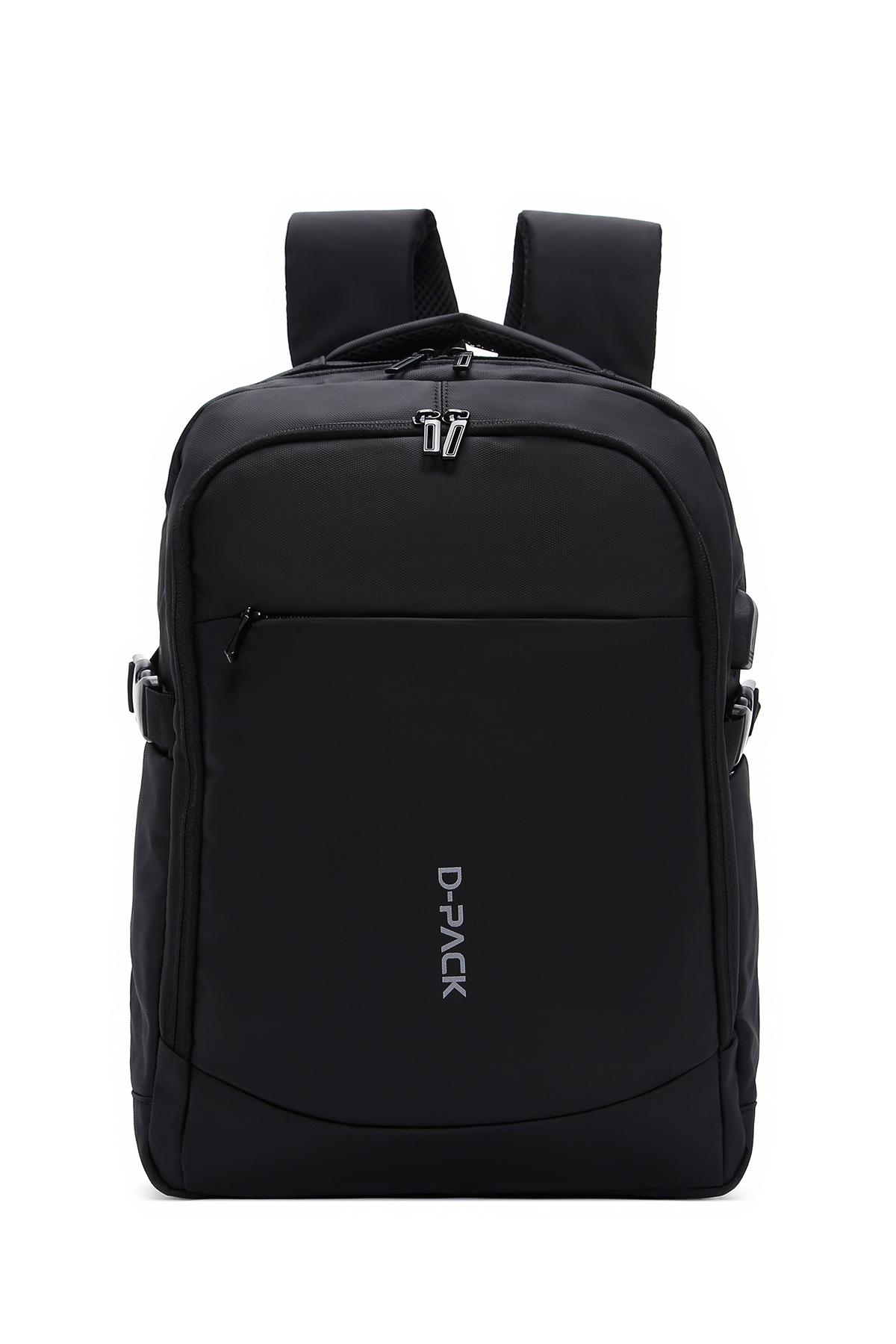 Derimod D-Pack Unisex Siyah Teknolojik Kumaş Sırt Çantası 23SBD30086F