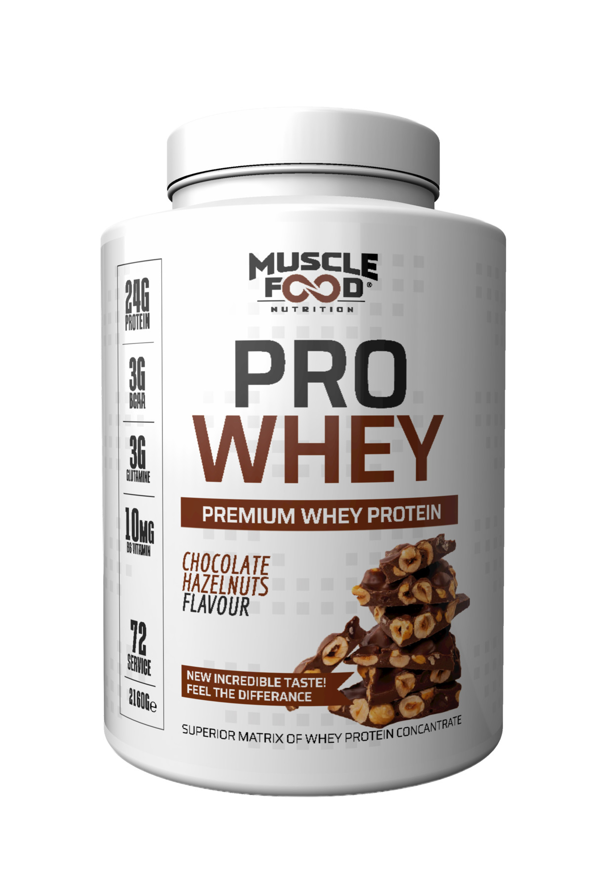 MUSCLEFOOD Pro Whey Protein Çikolata 2160g - 72 Servis - Fiyatı