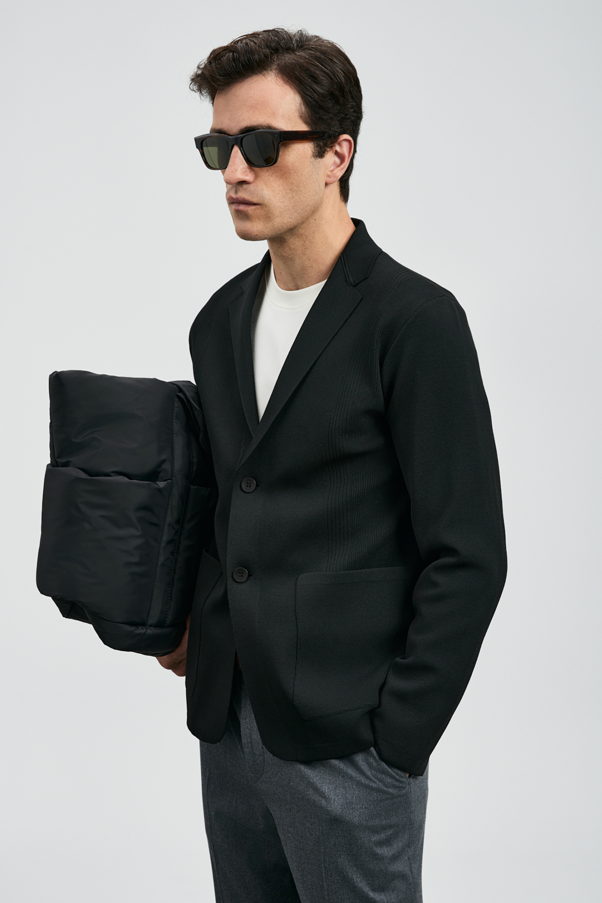 Lufian  Andre Erkek Hırka Siyah - Görsel 3