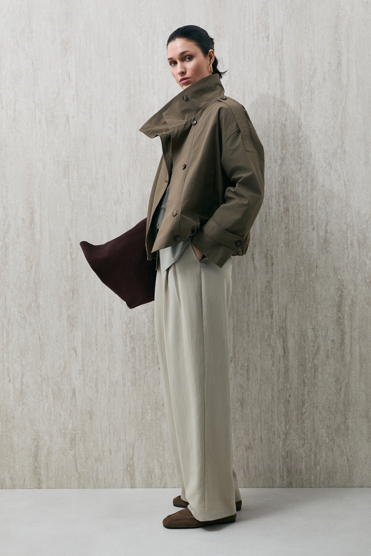 Lufian  Eros Kadın Dış Giyim Haki - Görsel 3