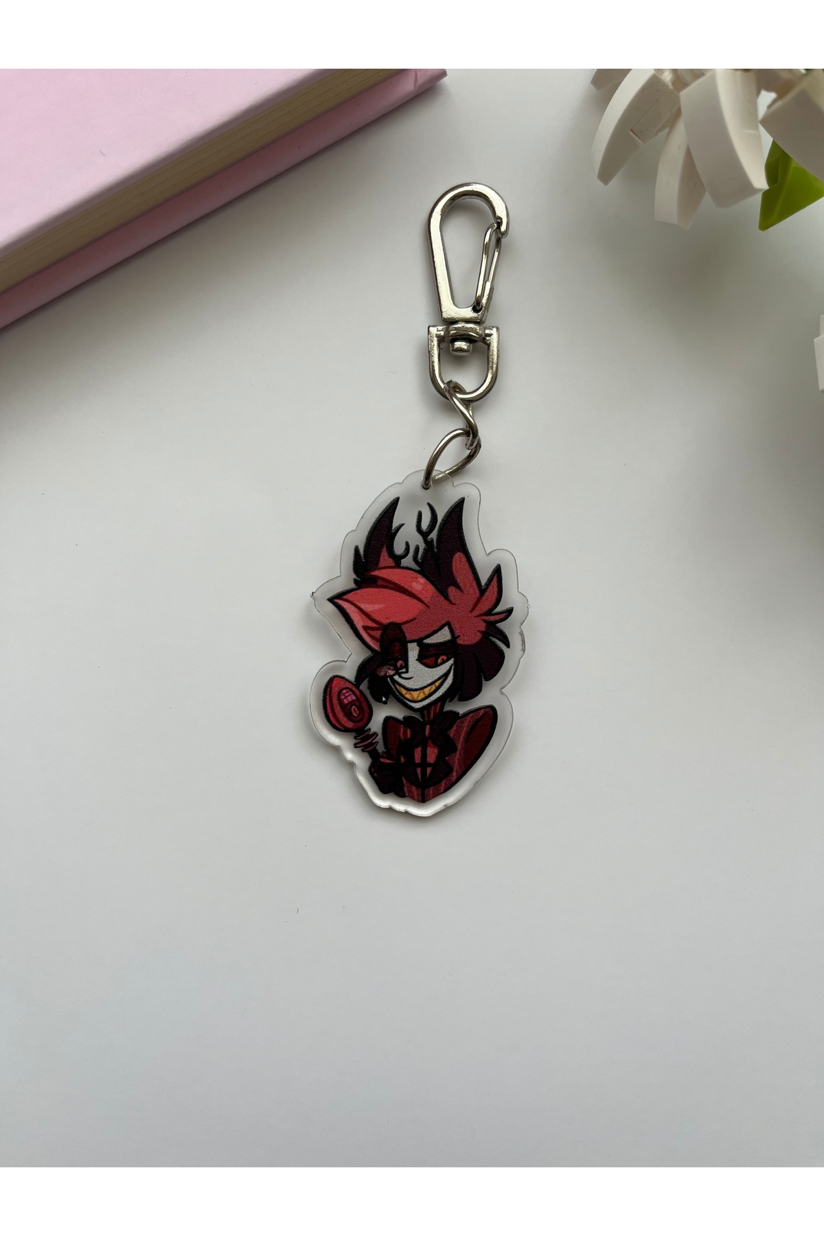 Hazbin Hotel Alastor Keychain / Bag Ornament