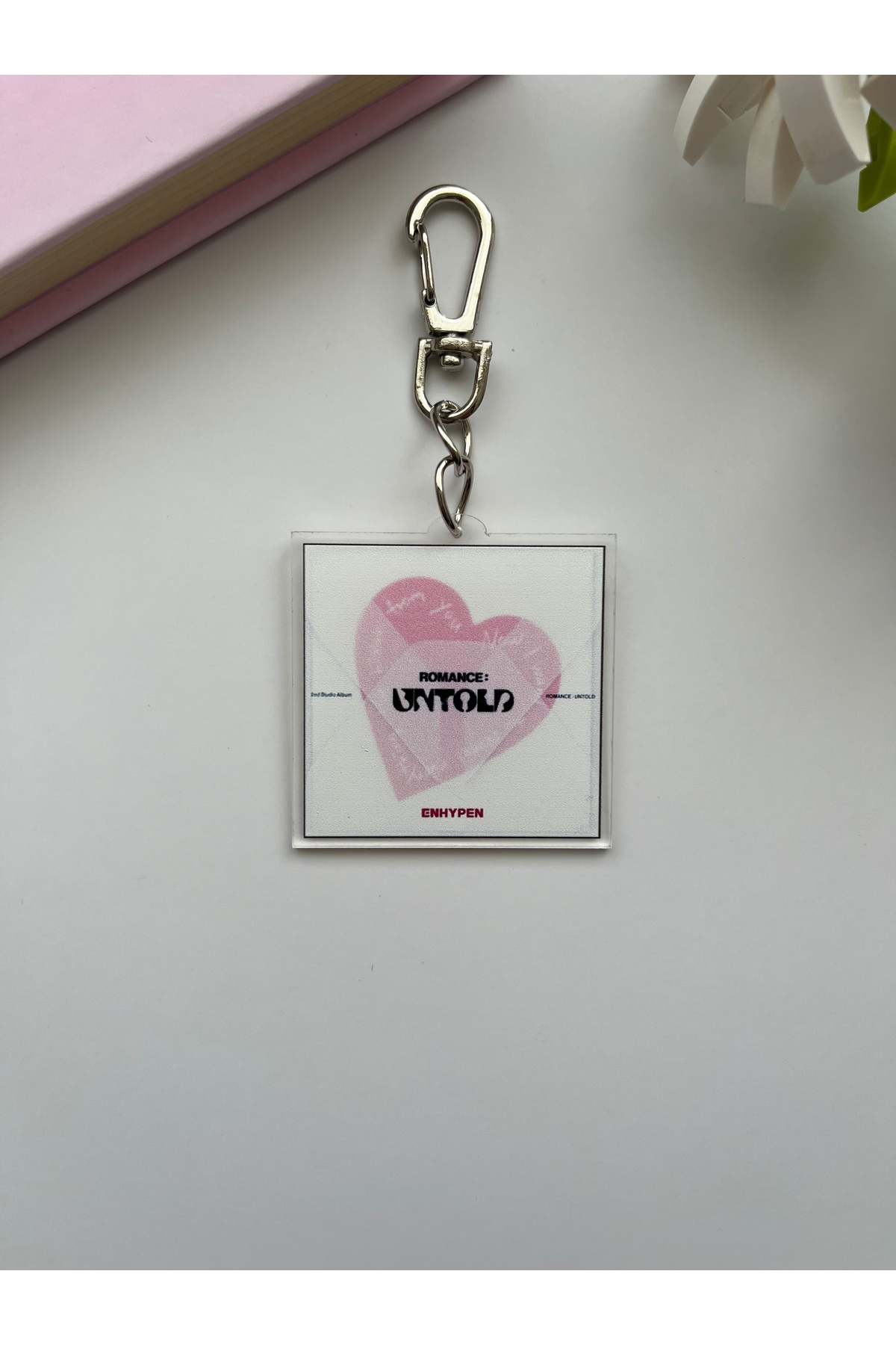 Enhypen Kpop Group Romance Untold Album Keychain / Bag Ornament