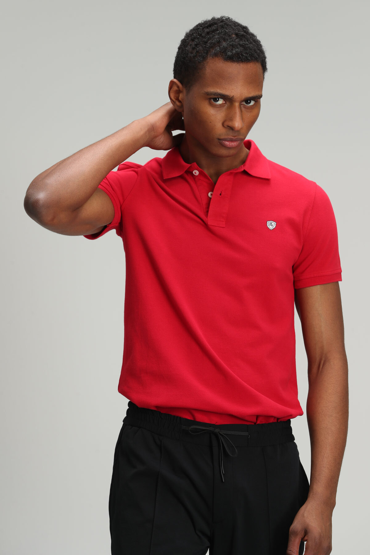 Lufian Laon Sports Polo Neck Men's T-Shirt Red- Trendyol Lufian Laon Sports Polo Neck Men's T-Shirt Red- Trendyol