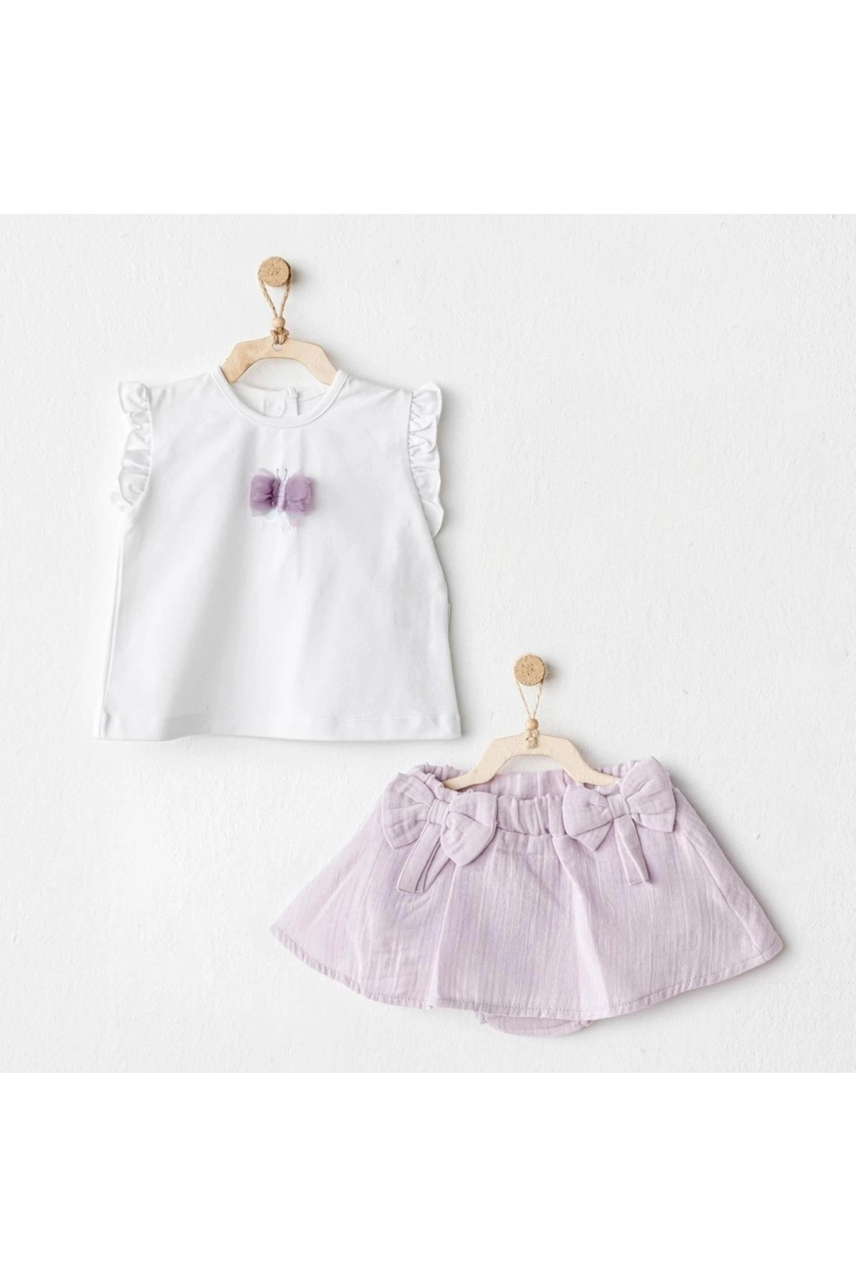 Andy Wawa Ac25575 Magical Butterlfy 2-Piece Baby Set Lilac