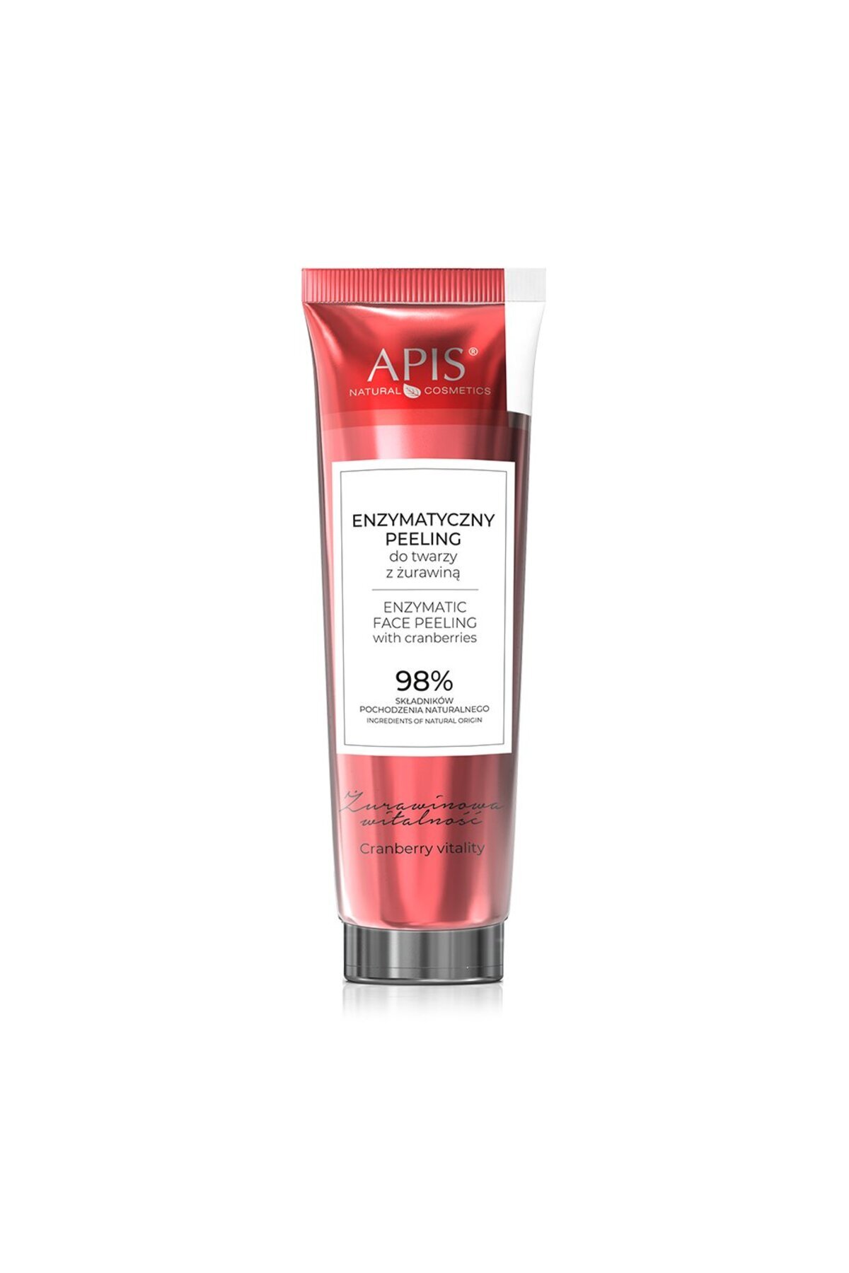 Kızılcık İçeren Enzimatik Yüz Cilt Peelingii - 100Ml - Cilt Yenileyici — APIS-9386 — تصویر 2 از 4