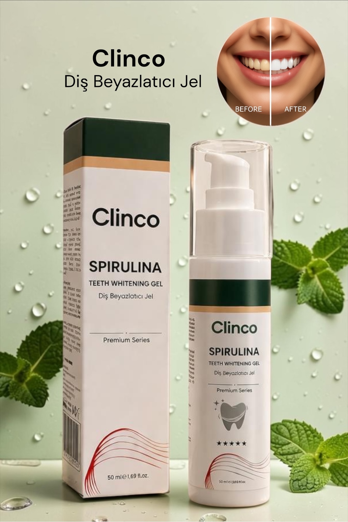 Clinco Diş Beyazlatıcı Yeşil Jel - Fiyatı, Yorumları