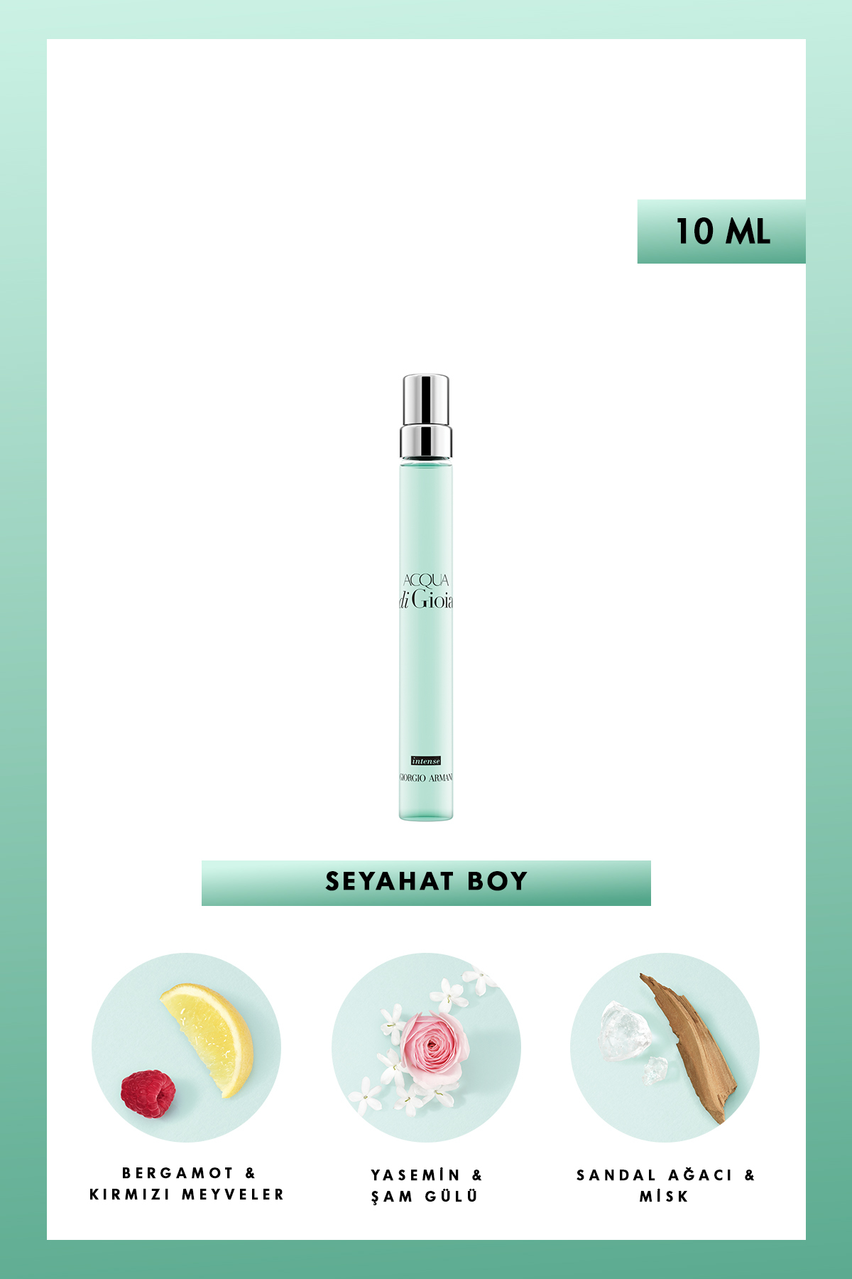 Giorgio Armani Acqua Di Gioia Intense 10 ml Kadın Parfüm 3614274091915 - Fiyatı, Yorumları