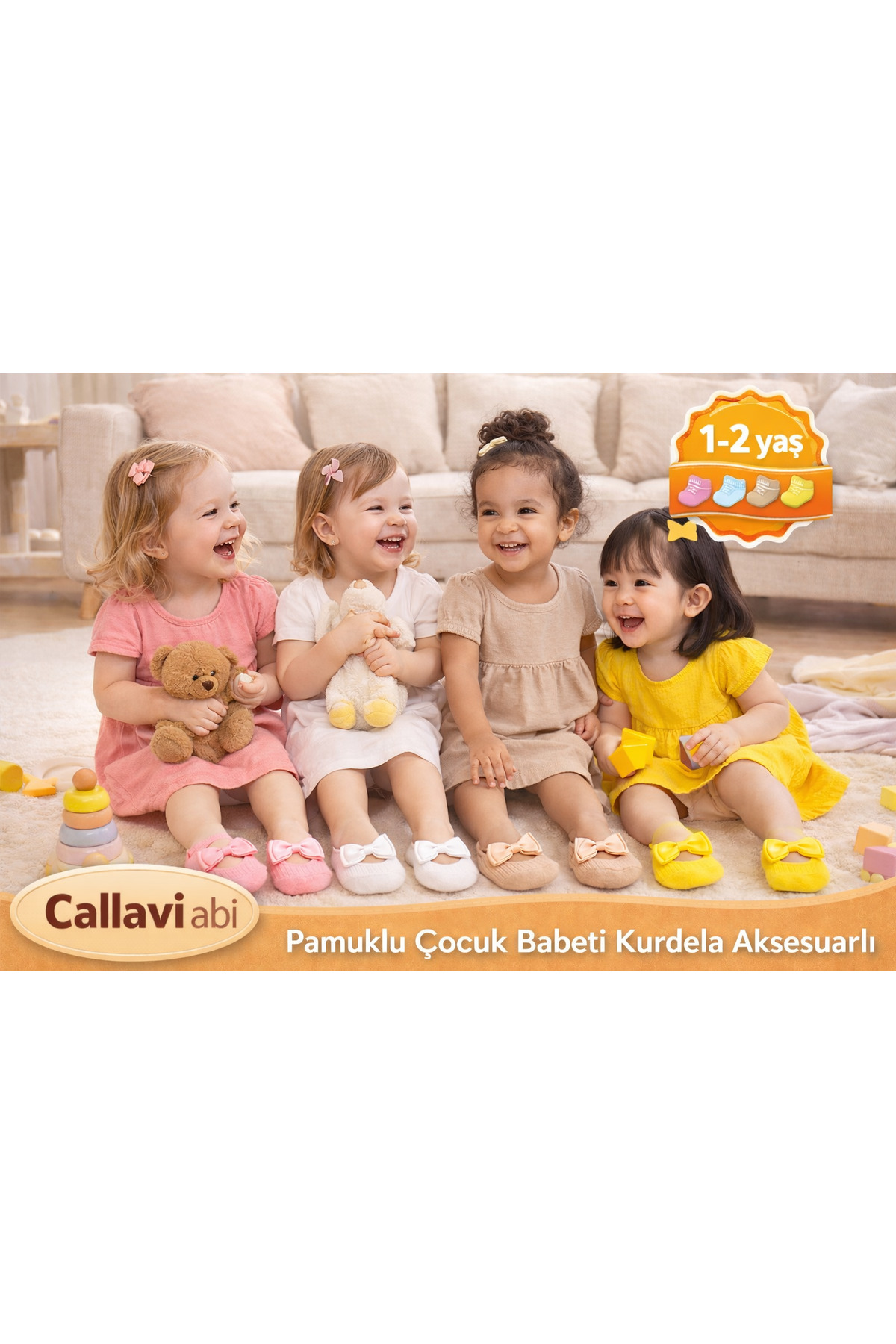 Children's Flat Ribbon Accessory Cotton