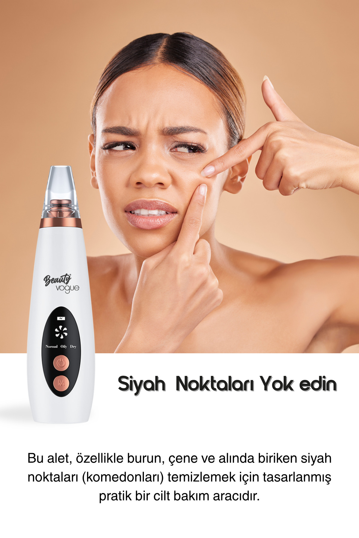دستگاه وکیوم پاک کننده جوش های سرسیاه MP-02 - دستگاه پاکسازی و مراقبت از پوست صورت - پاک کننده جوش های سرسیاه - هدیه — MP-02+ابزار — تصویر 4 از 6